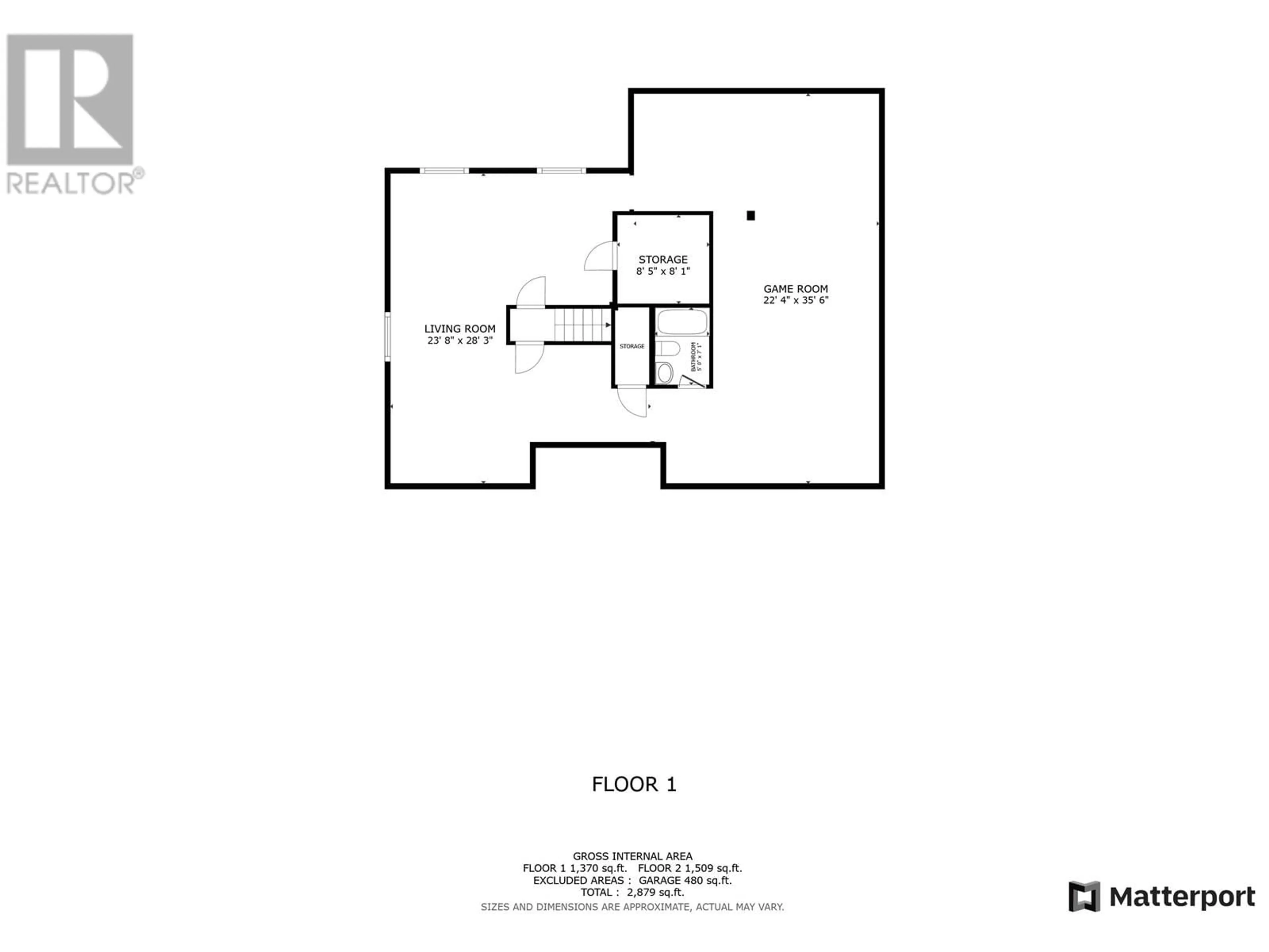 Floor plan for 9130 110 AVENUE, Fort St. John British Columbia V1J6J1