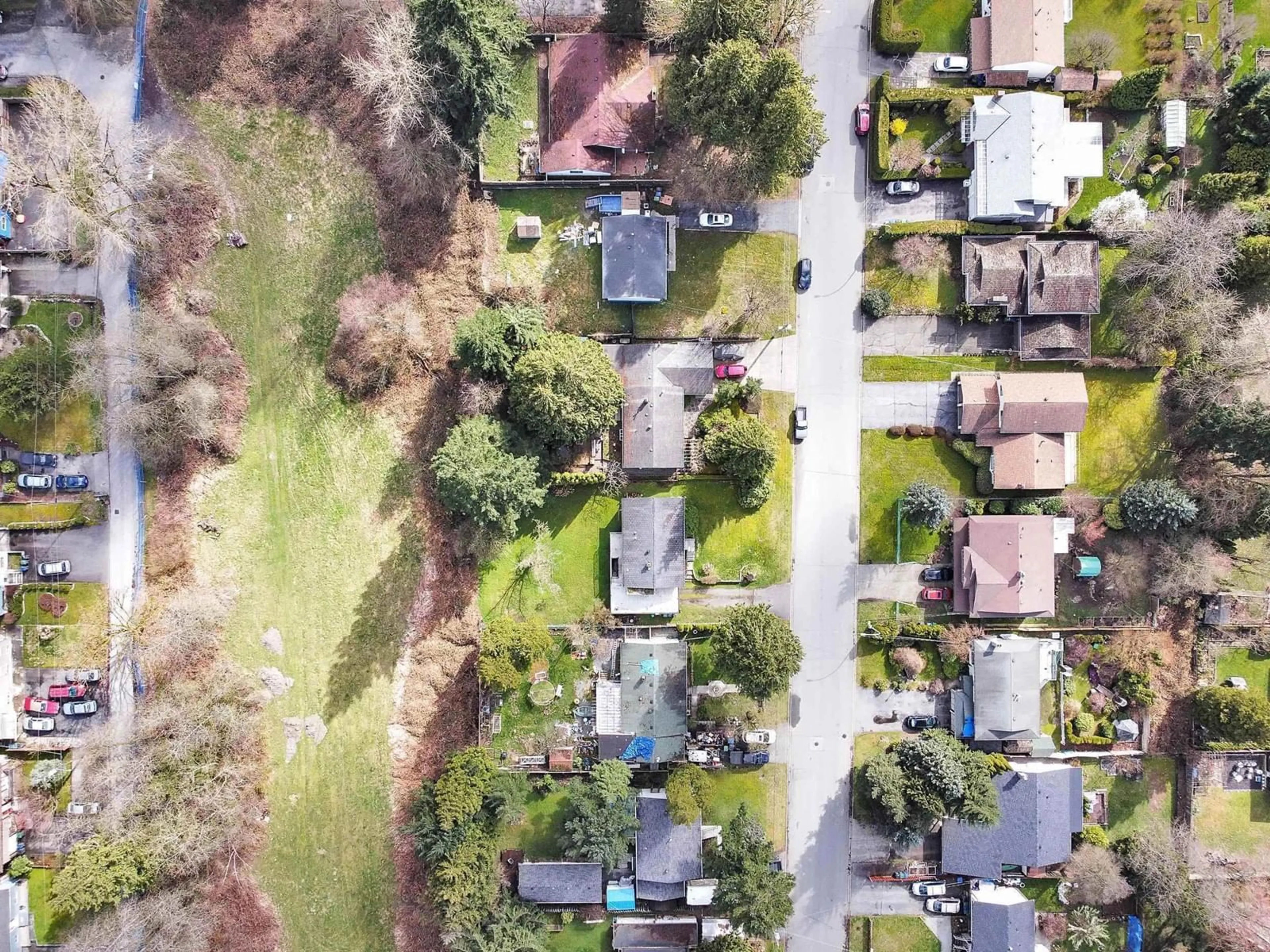 A pic from outside/outdoor area/front of a property/back of a property/a pic from drone, street for 10464 154A STREET, Surrey British Columbia V3R4K1