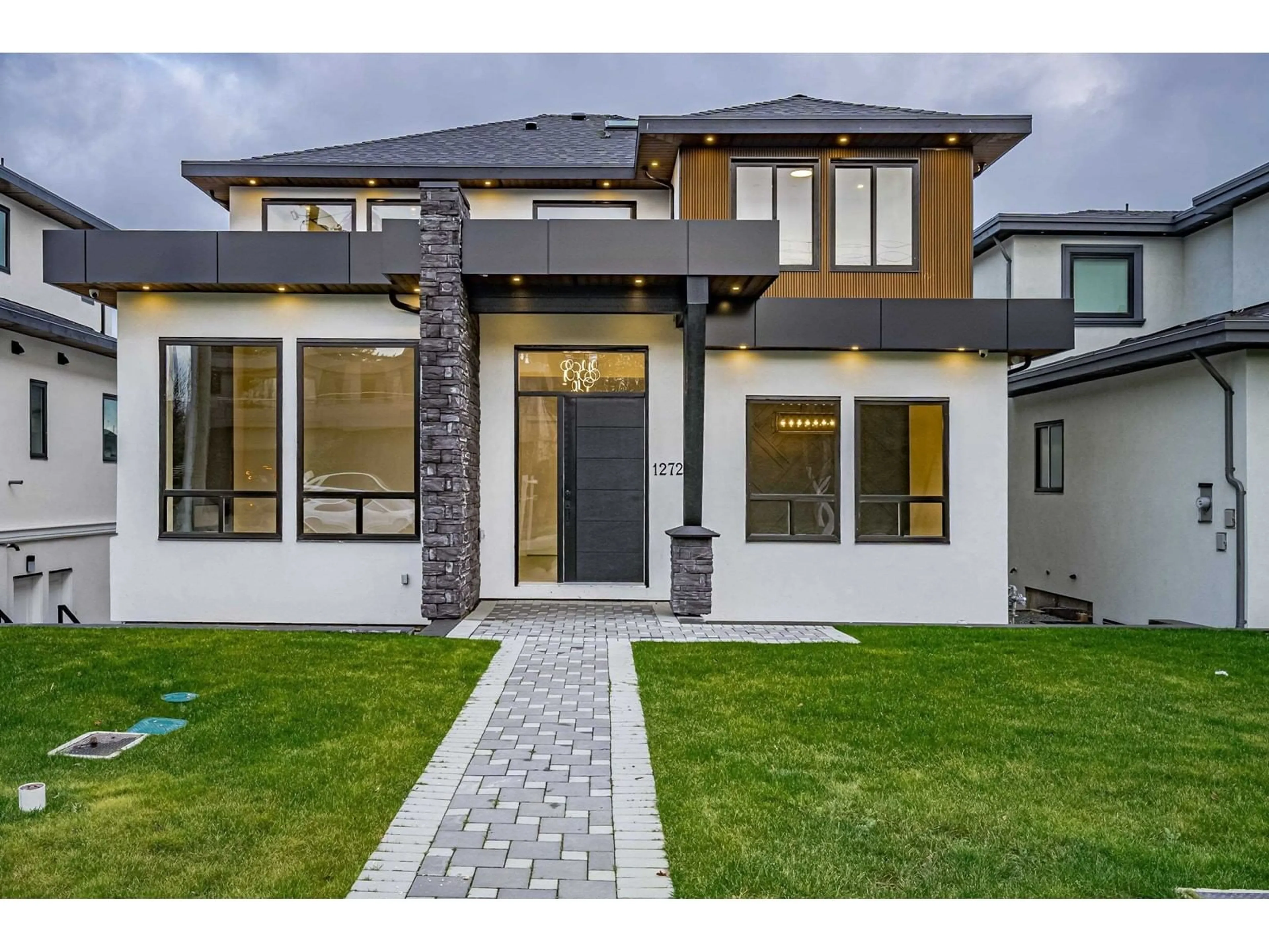 Home with brick exterior material, street for 1272 160, Surrey British Columbia V4A7T7