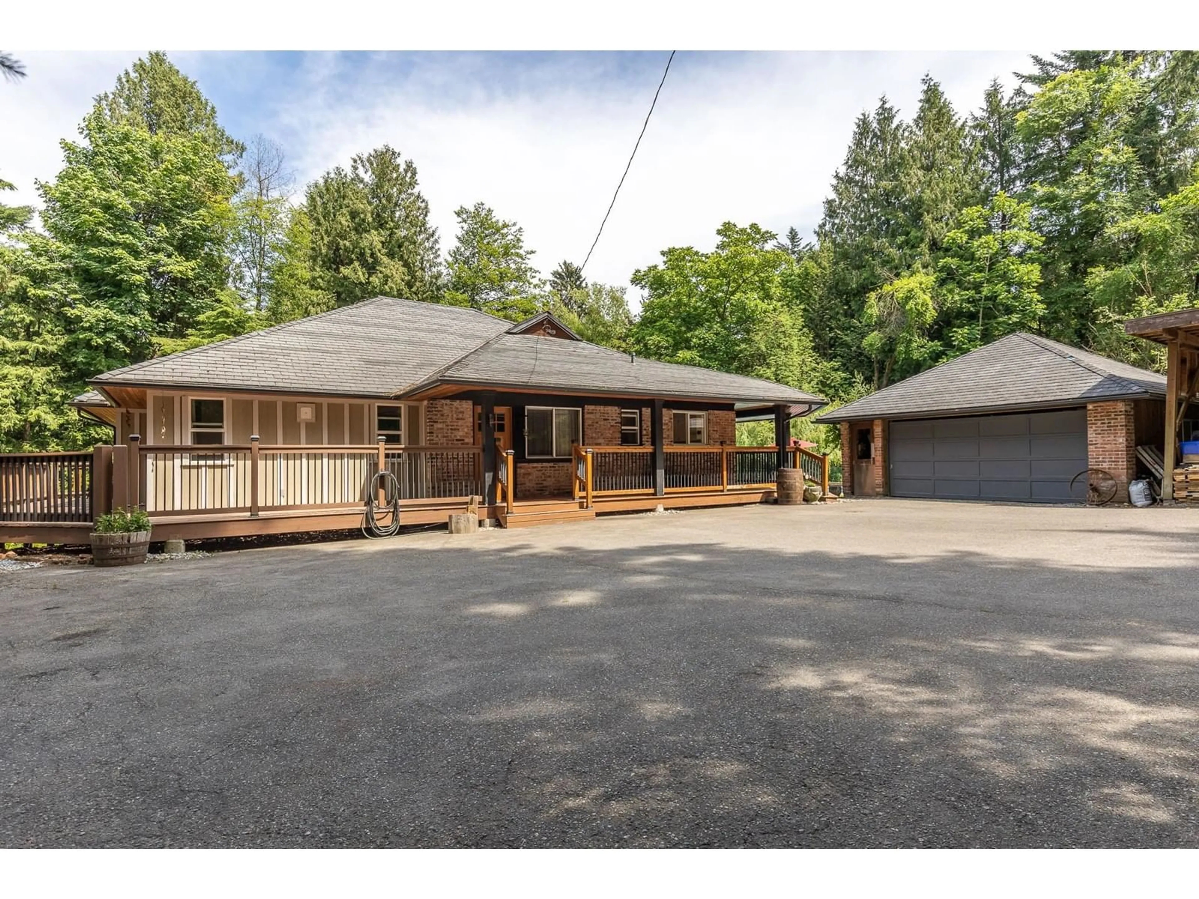 A pic from outside/outdoor area/front of a property/back of a property/a pic from drone, street for 30883 DOWNES ROAD, Abbotsford British Columbia V2S1L5