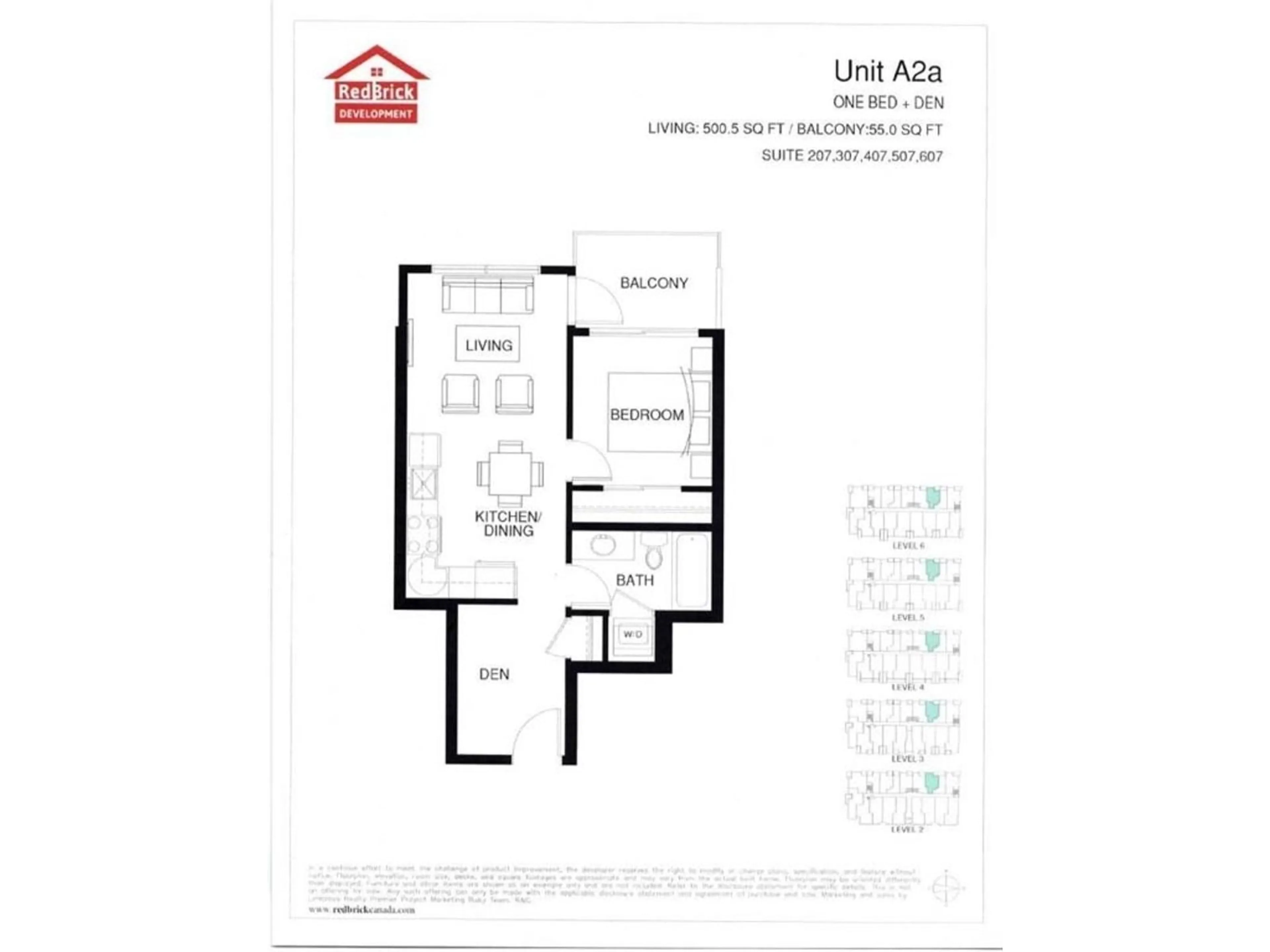 Floor plan for 407 10661 137A STREET, Surrey British Columbia V3T4J7