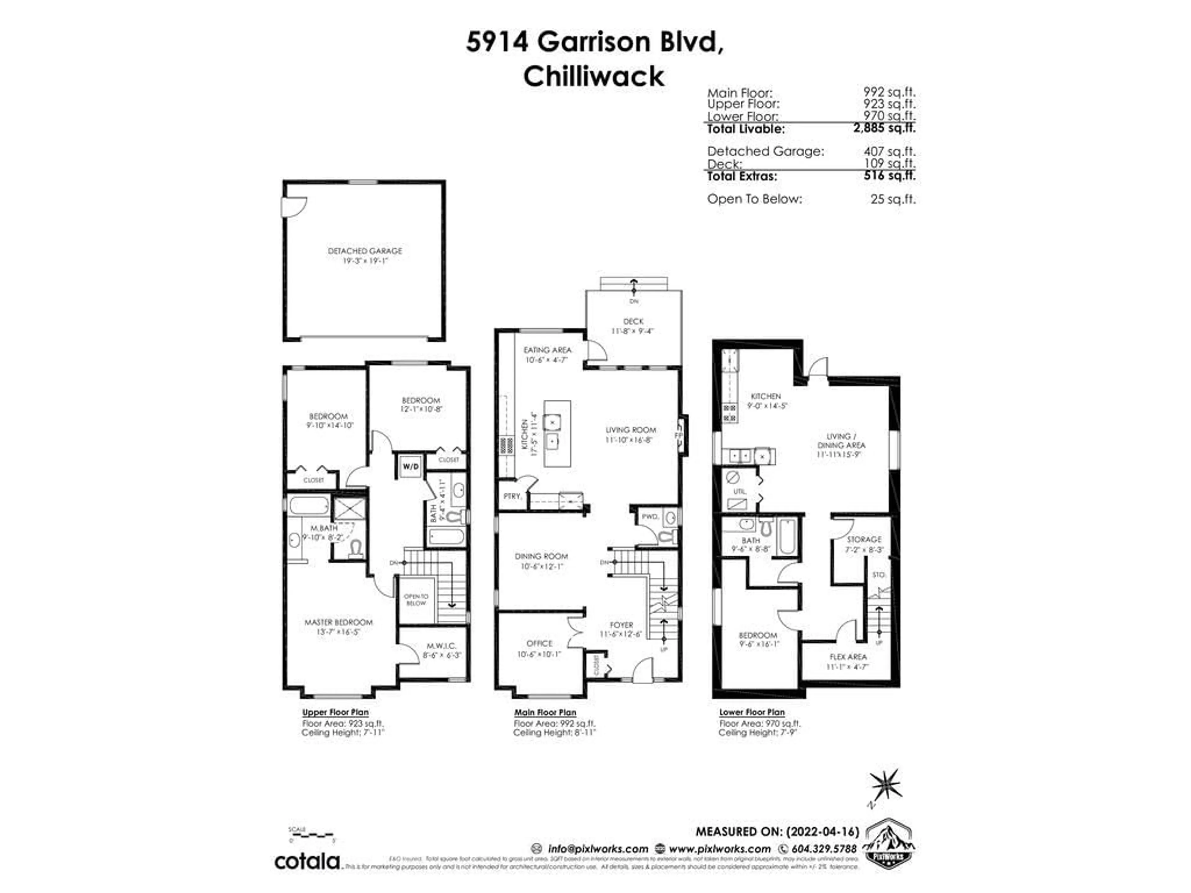 Floor plan for 5914 GARRISON BOULEVARD|Garrison Crossin, Chilliwack British Columbia V2R5X8