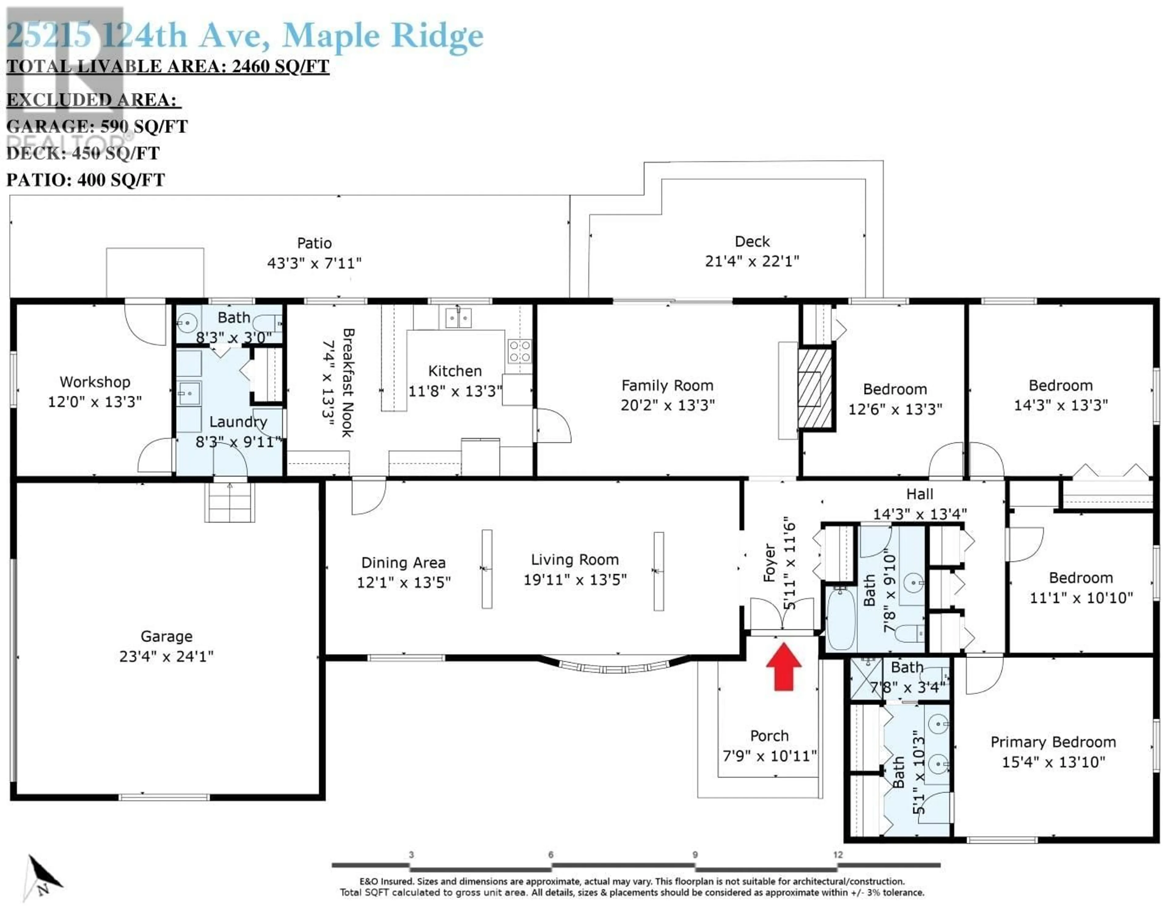 Floor plan for 25215 124 AVENUE, Maple Ridge British Columbia V4R1T8