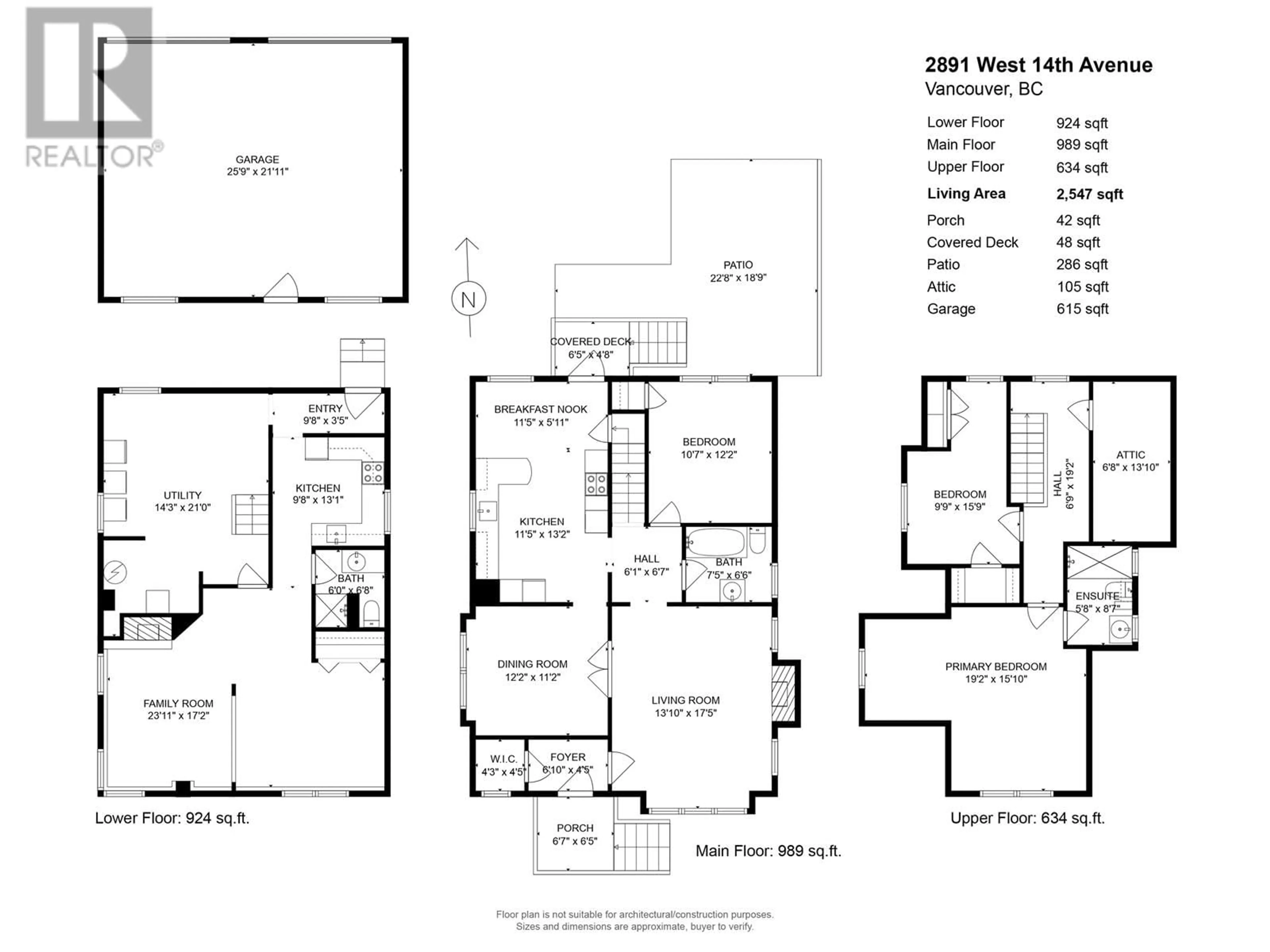 Floor plan for 2891 W 14TH AVENUE, Vancouver British Columbia V6K2X3