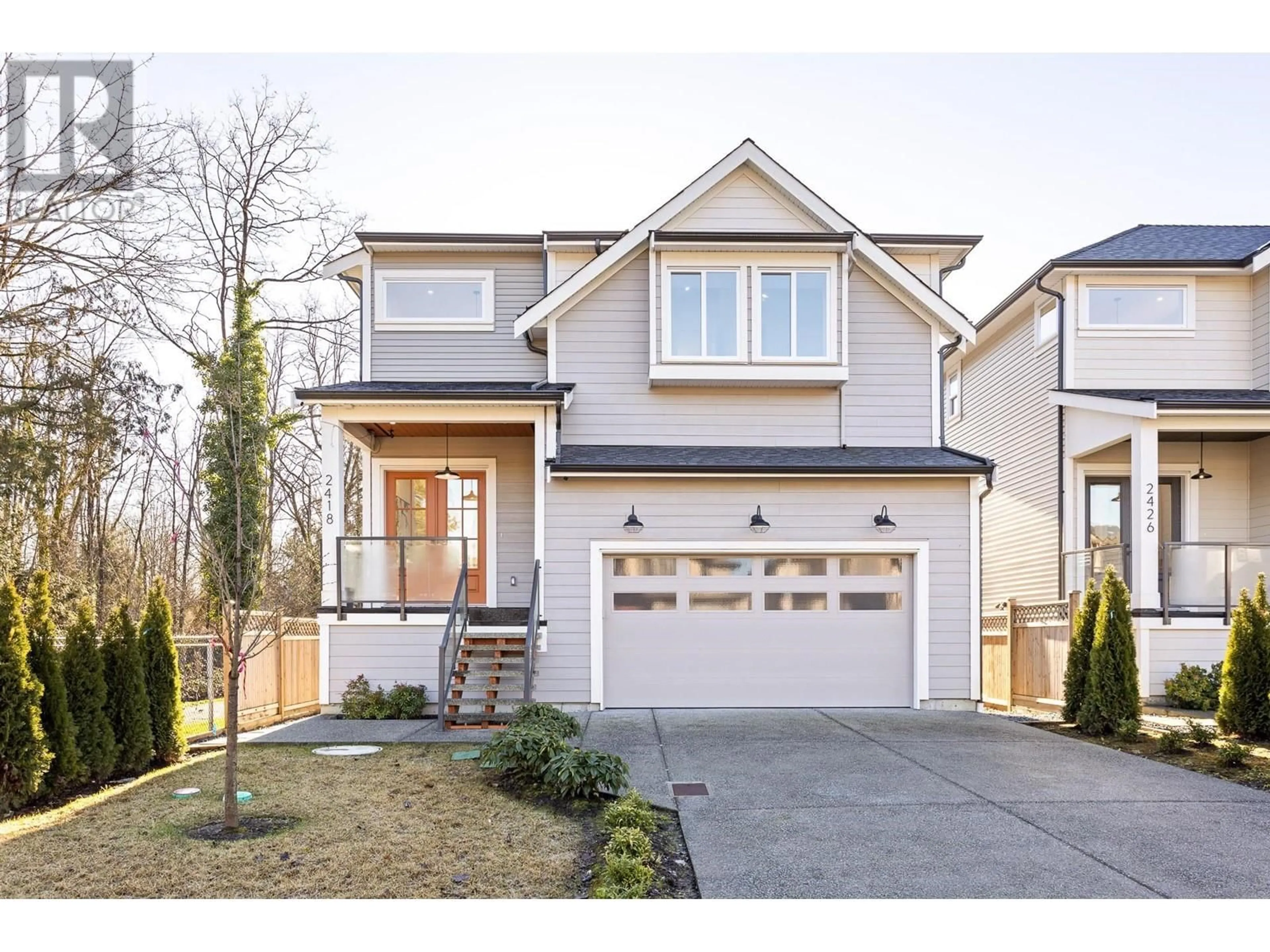 Home with vinyl exterior material, street for 2418 FRISKIE AVENUE, Port Coquitlam British Columbia V3B7P9