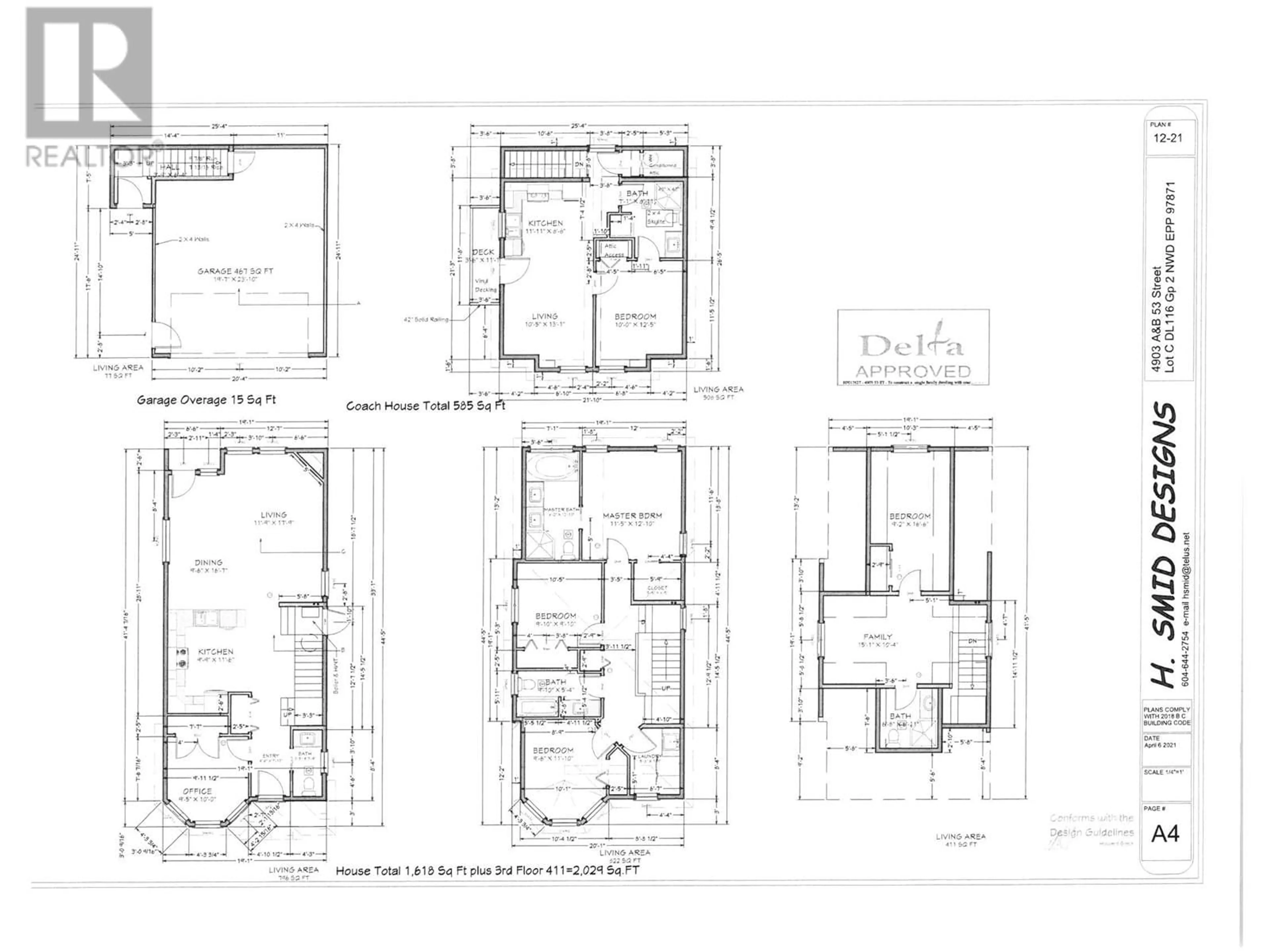 Floor plan for 4903A 53 STREET, Delta British Columbia V4K2Z3