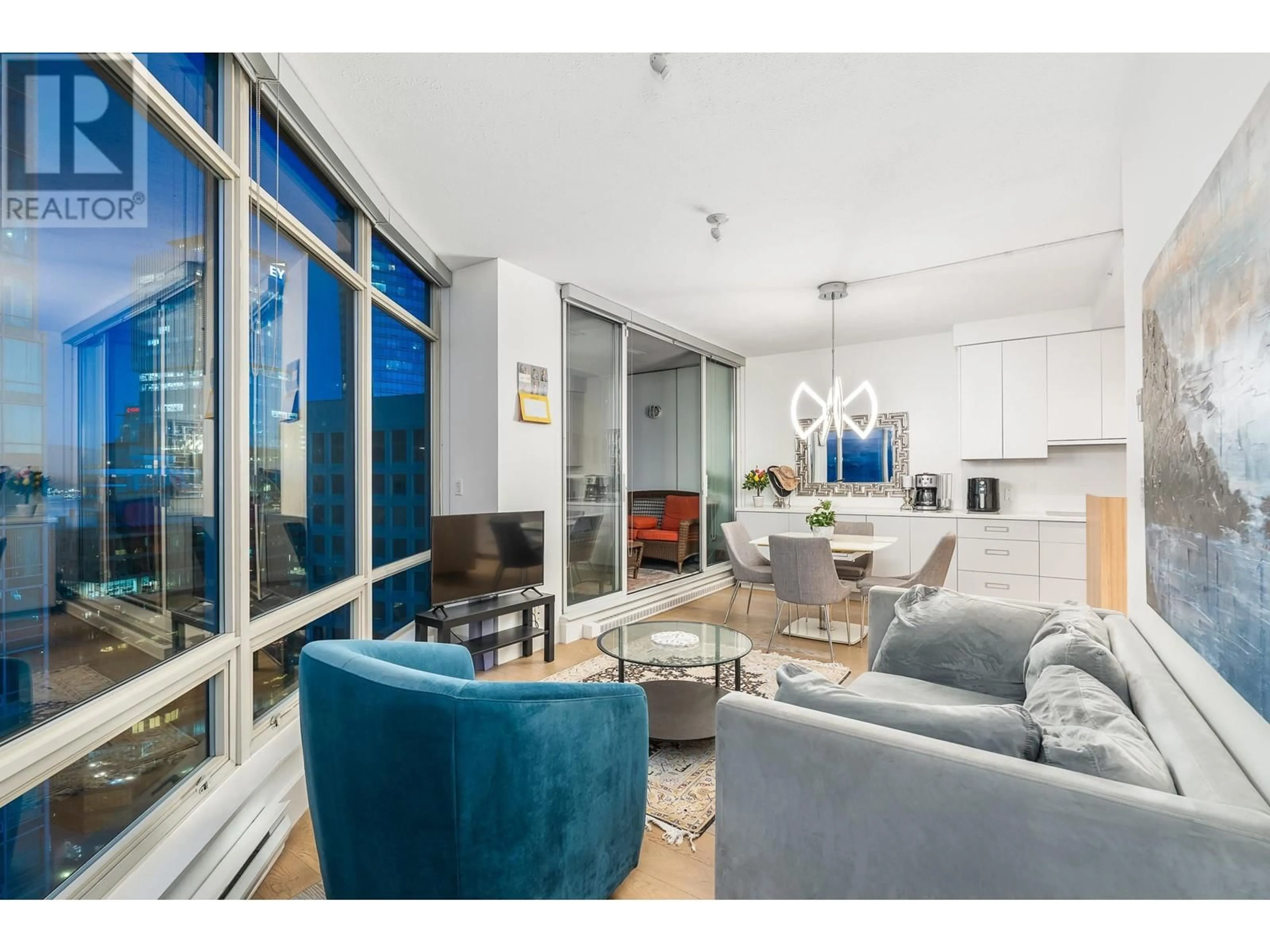Living room with furniture, unknown for 2303 - 1200 ALBERNI STREET, Vancouver British Columbia V6E1A6
