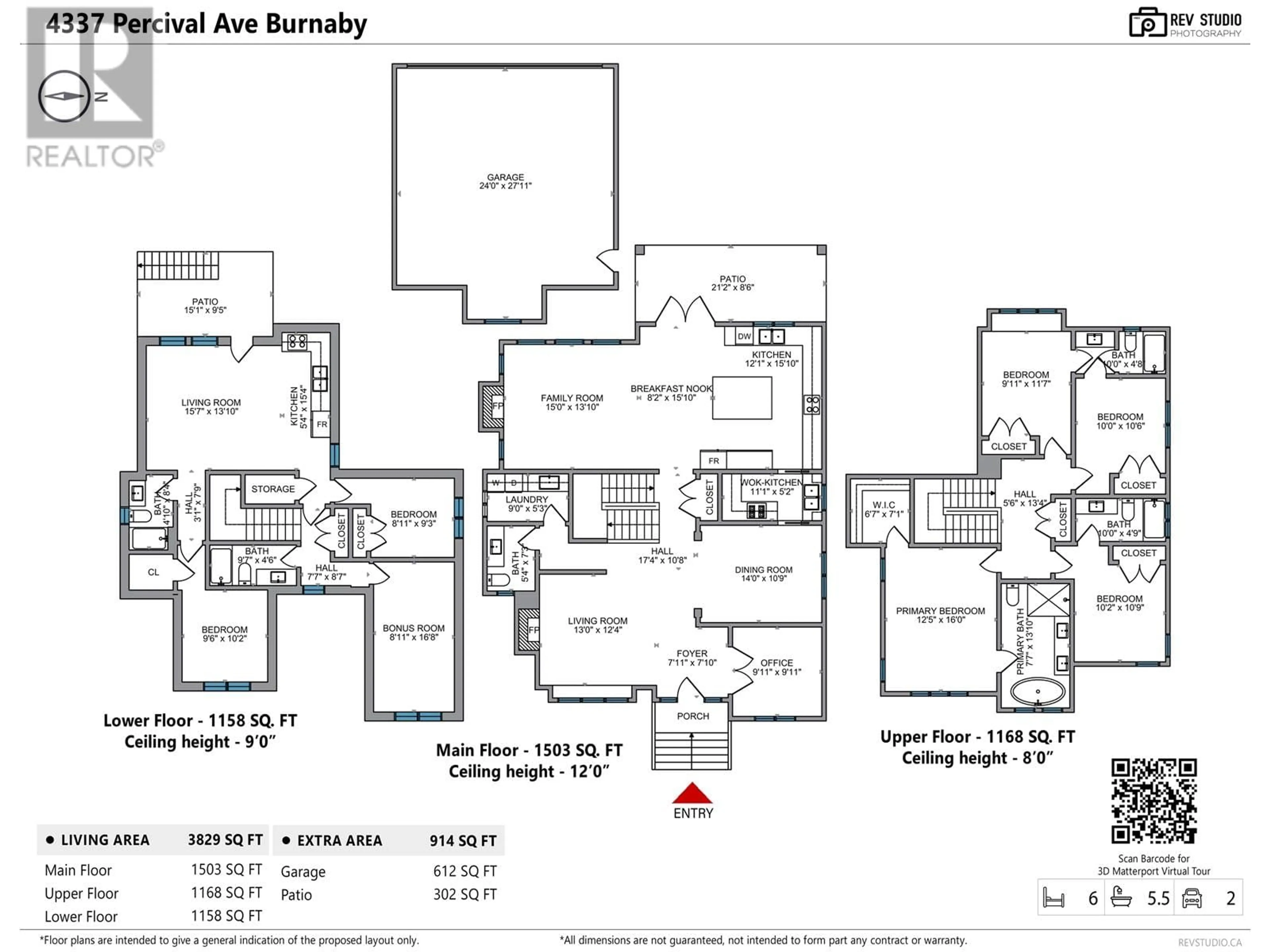 Floor plan for 4337 PERCIVAL AVENUE, Burnaby British Columbia V5G3S4