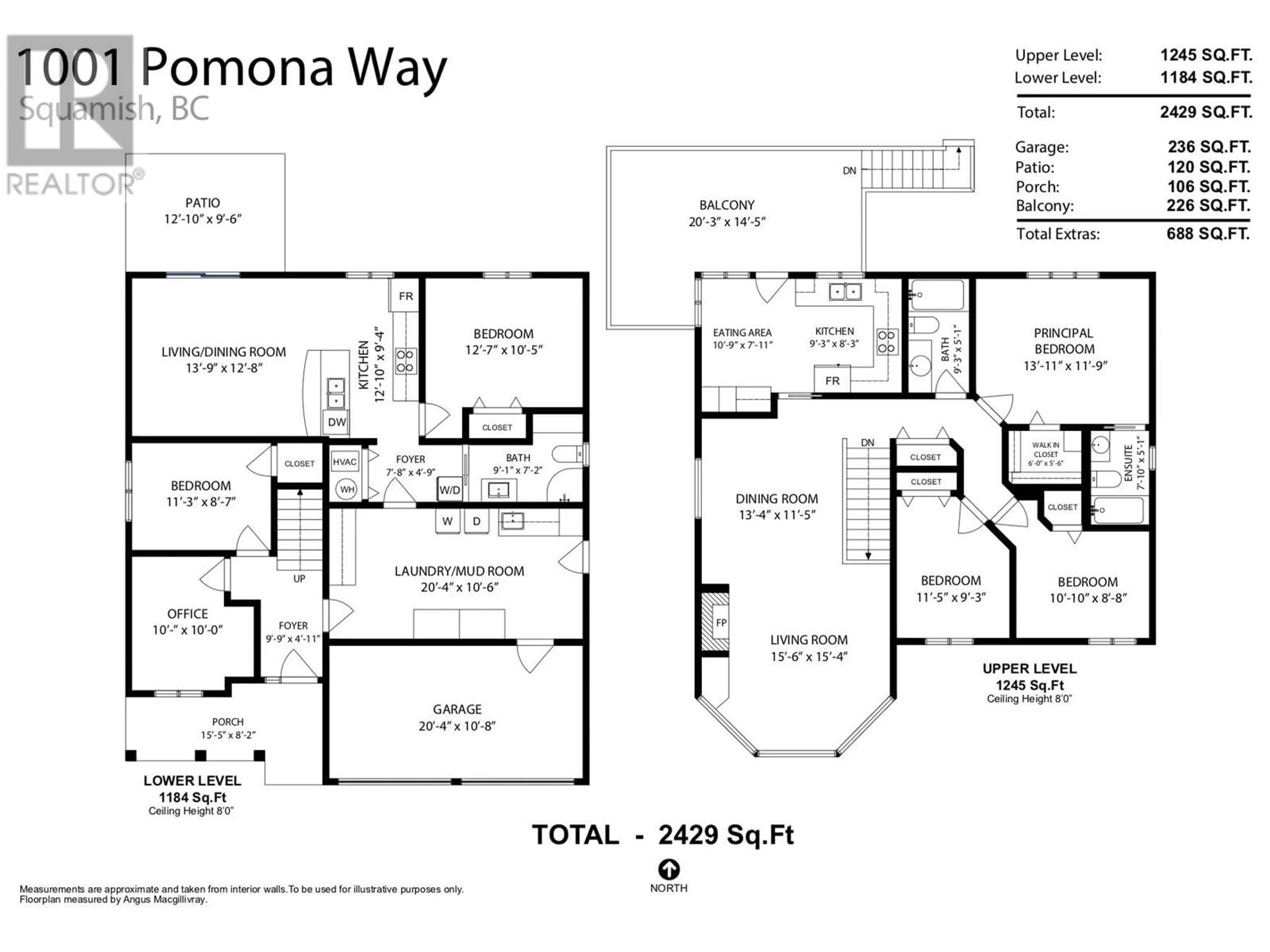 Floor plan for 1001 POMONA WAY, Squamish British Columbia V8B0G1