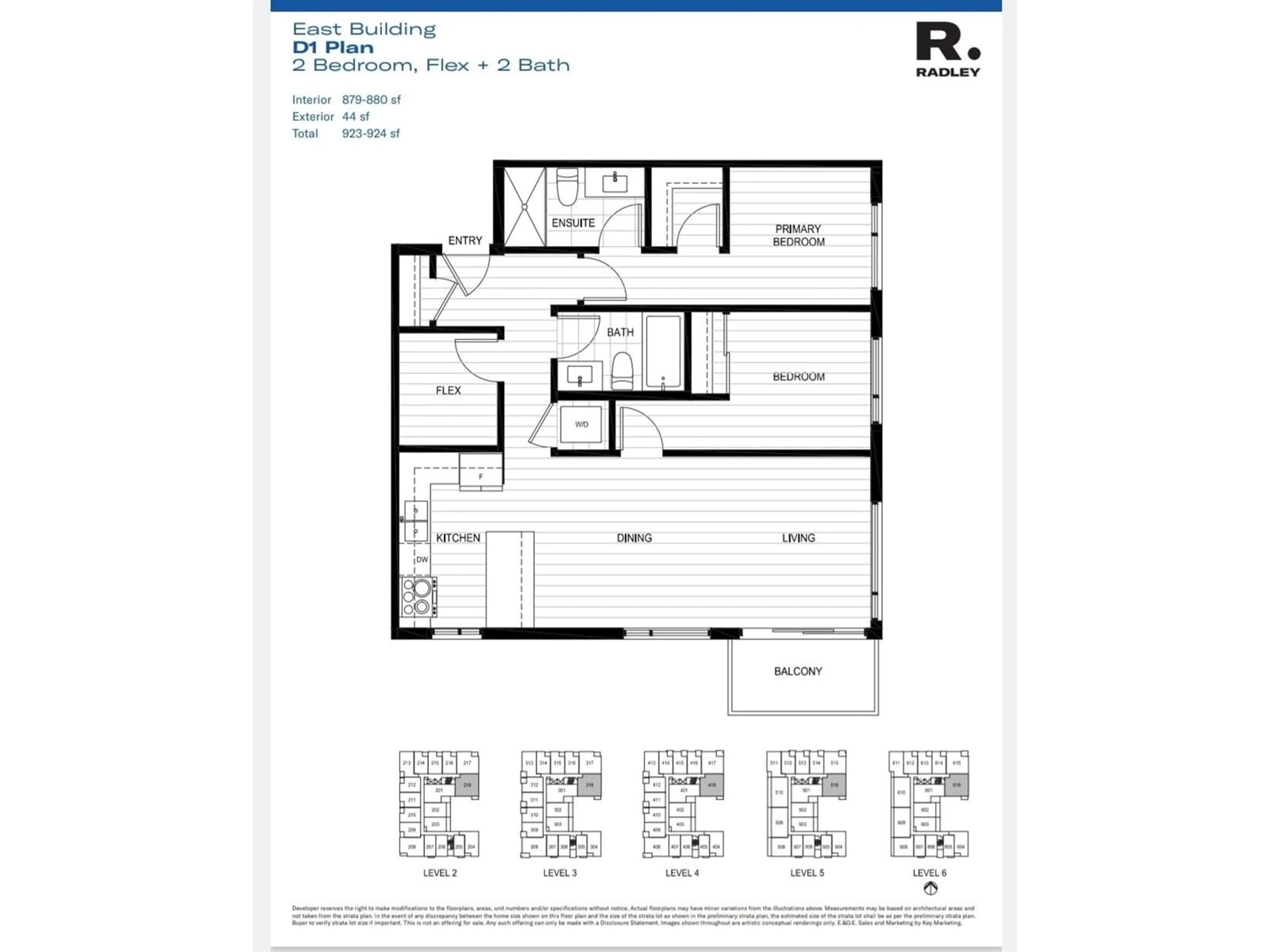 Floor plan for E616 13858 108 AVENUE, Surrey British Columbia V3T0T8