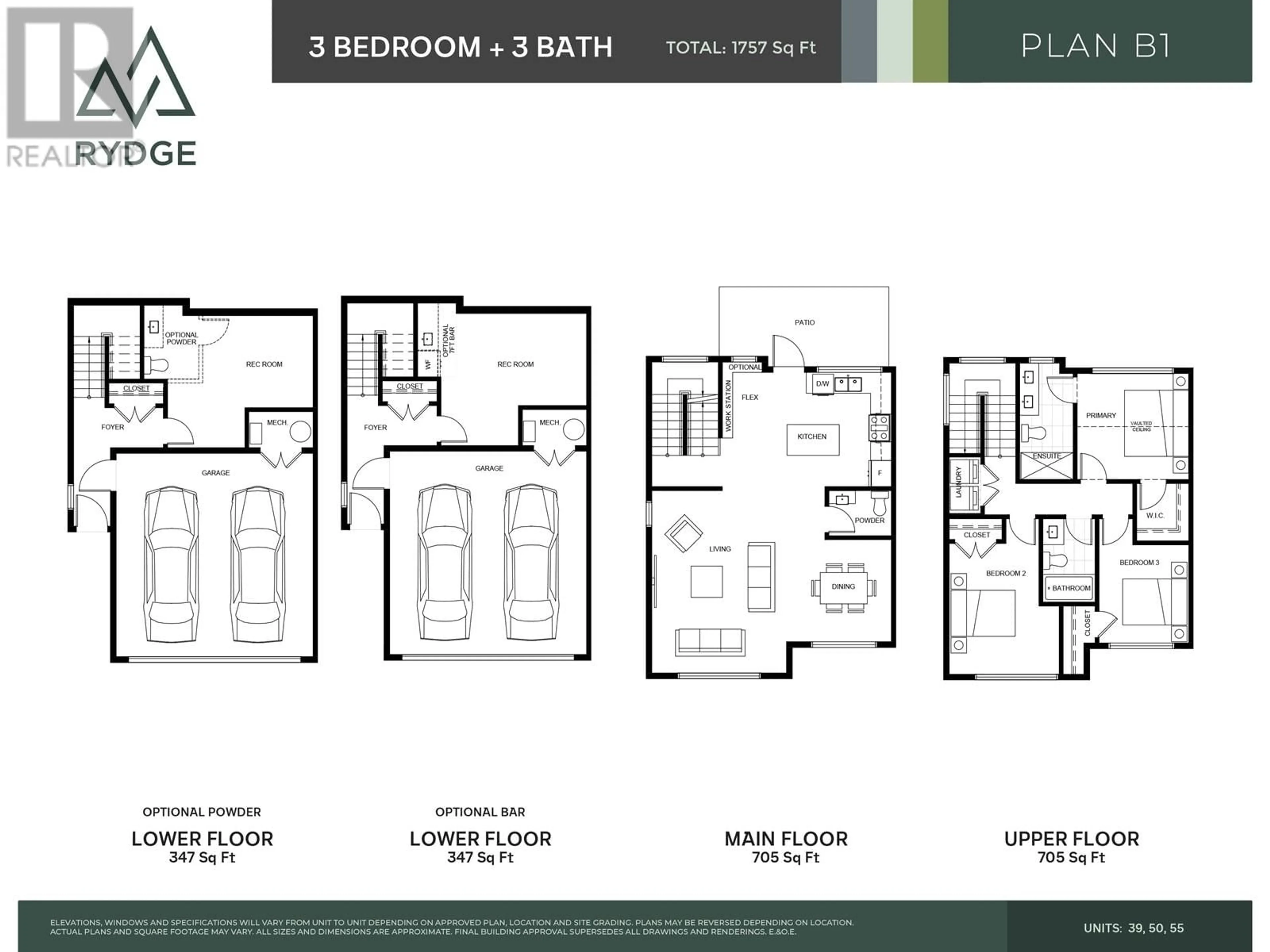 Floor plan for 50 - 10640 248 STREET, Maple Ridge British Columbia N0N0N0