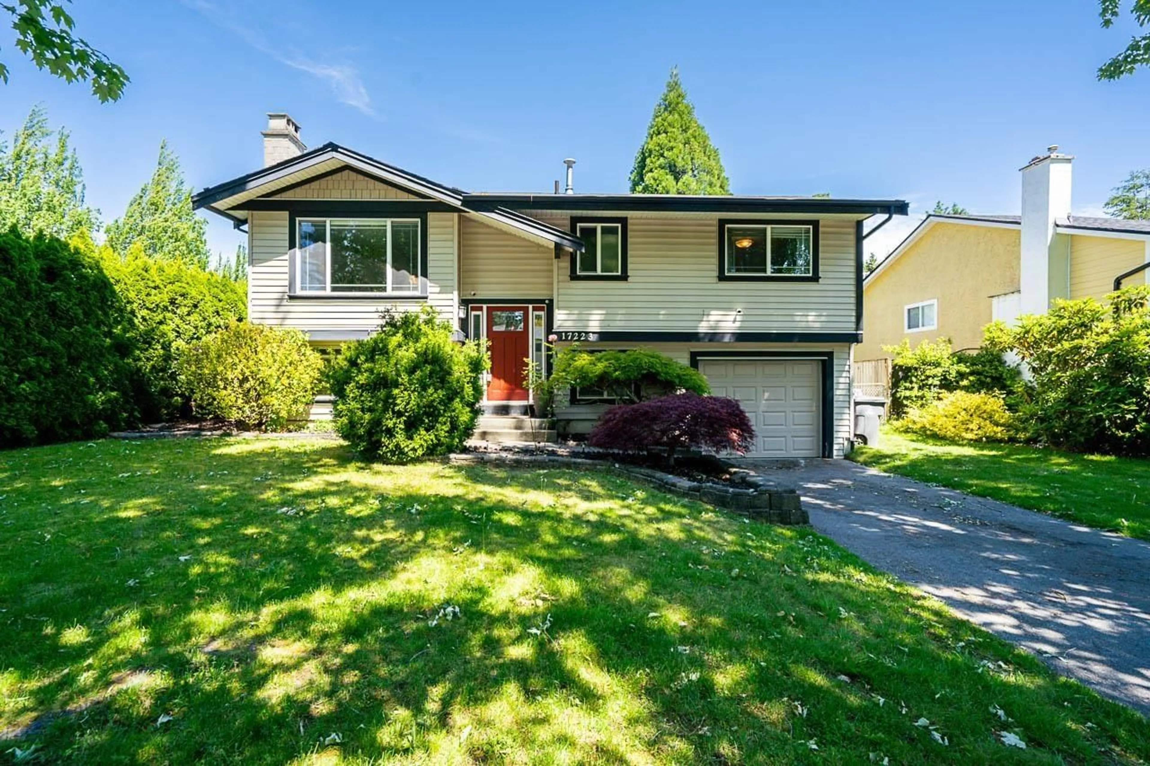 Home with vinyl exterior material, street for 17223 61B AVENUE, Surrey British Columbia V3S5M7