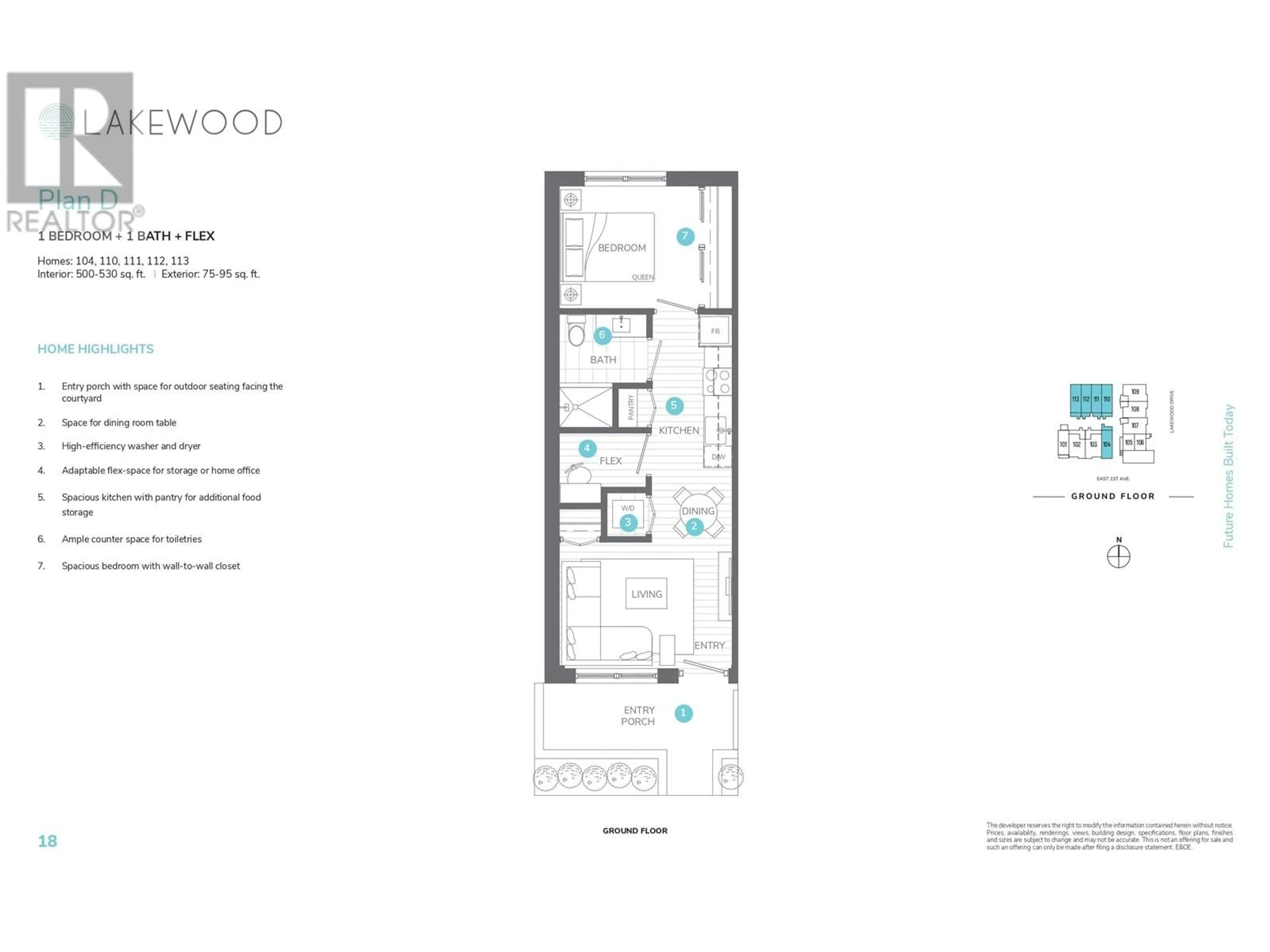 Floor plan for 101 2073 E 1ST AVENUE, Vancouver British Columbia V5N1B6