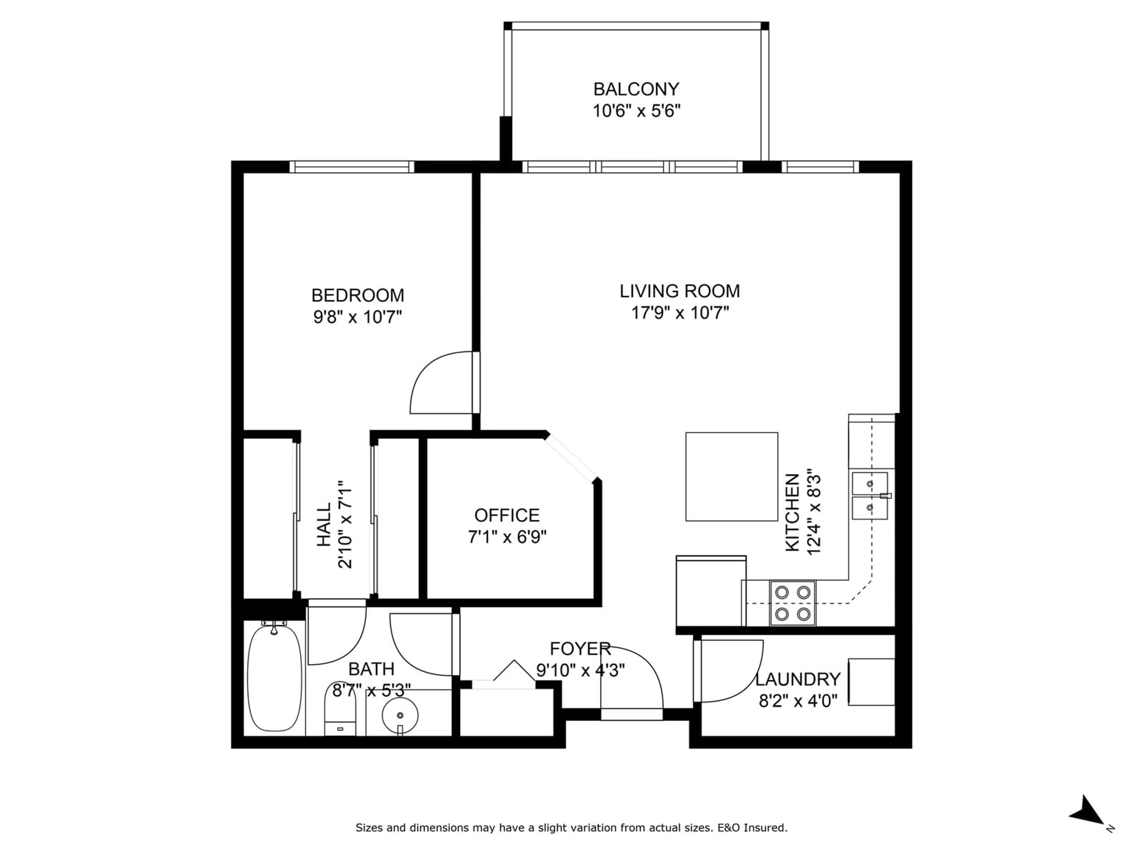 Floor plan for 313 15735 CROYDON DRIVE, Surrey British Columbia V3Z2L5