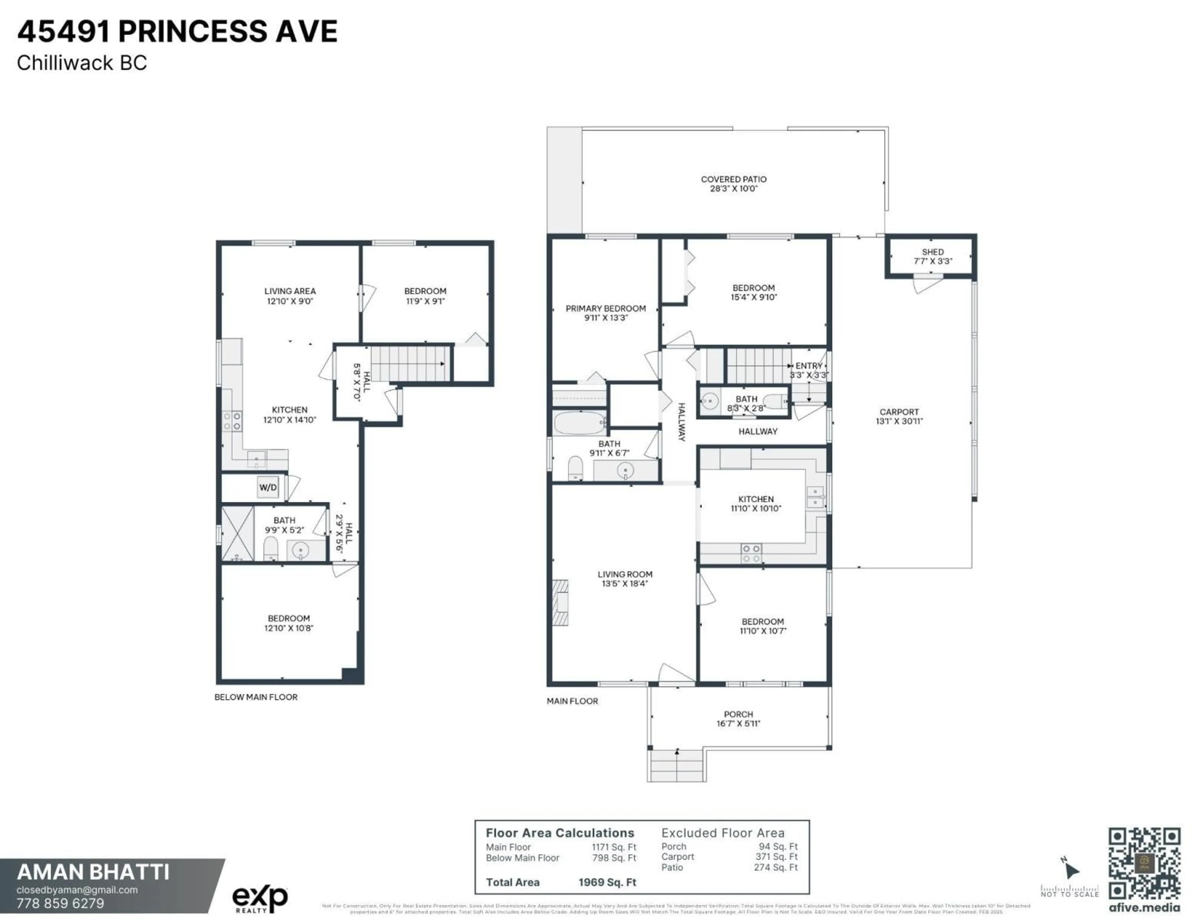 Floor plan for 45491 PRINCESS AVENUE|Chilliwack Proper , Chilliwack British Columbia V2P2C3