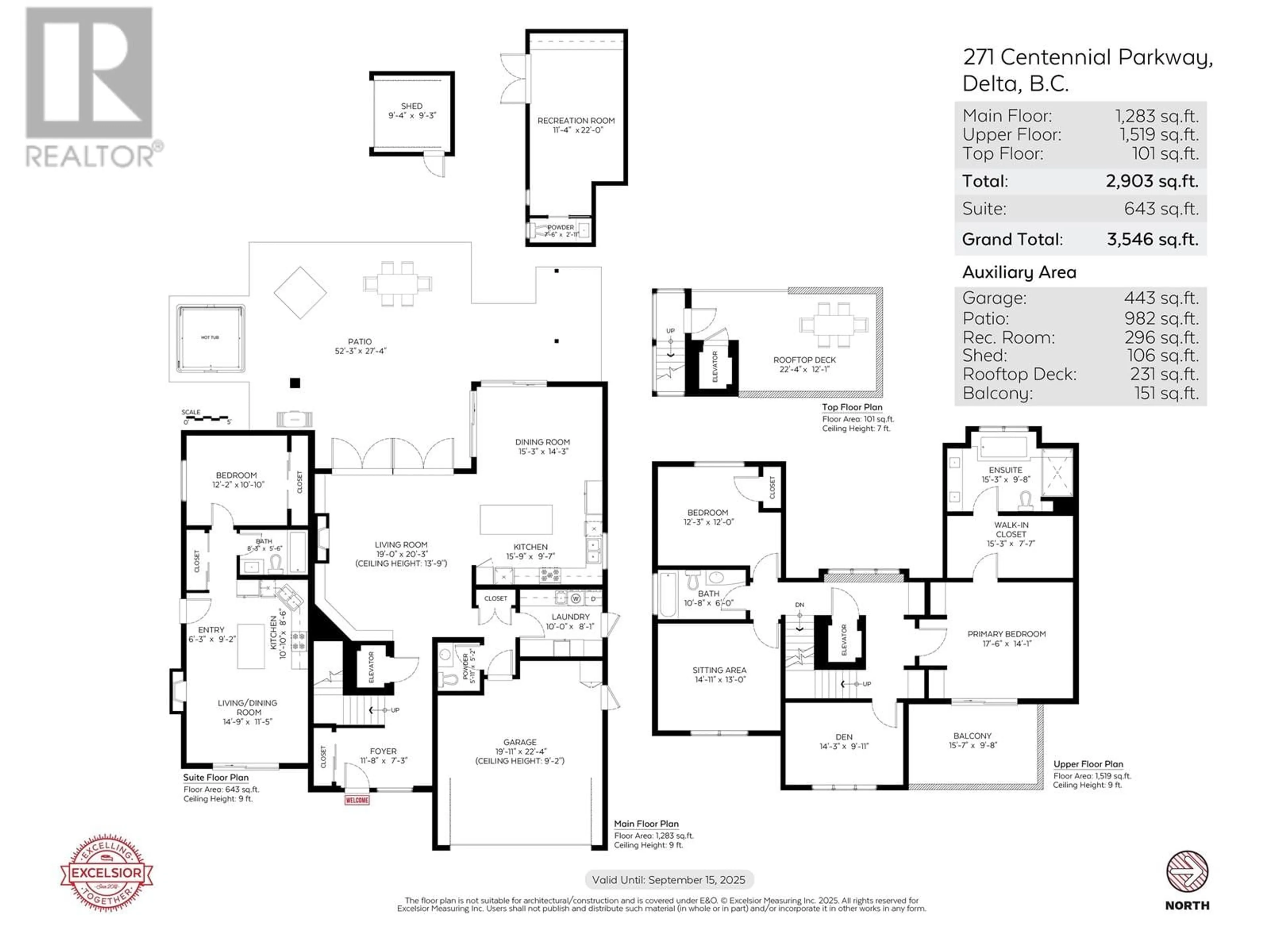 Floor plan for 271 CENTENNIAL PARKWAY, Delta British Columbia V4L1K6