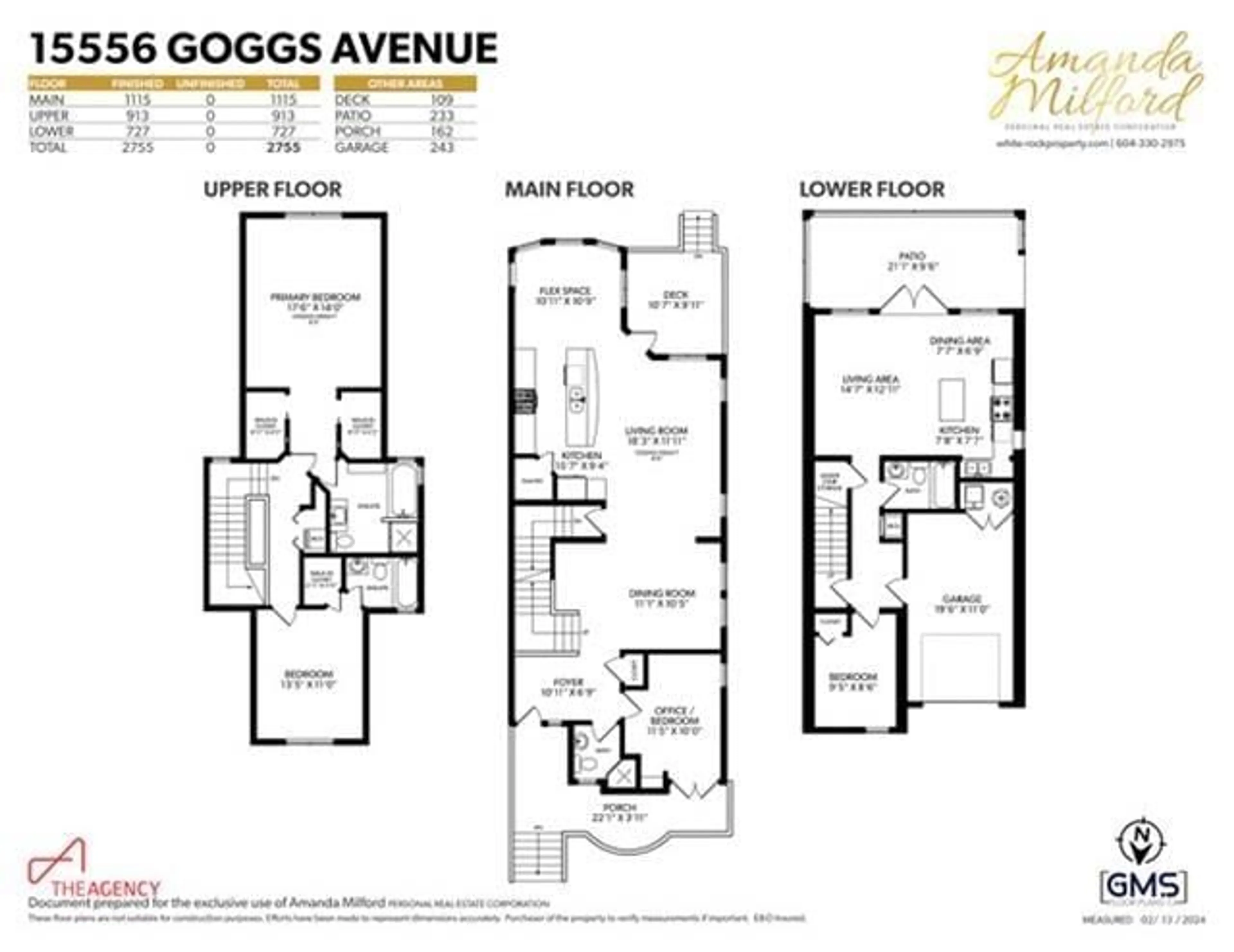 Floor plan for 15556 GOGGS AVENUE, White Rock British Columbia V4B2N6