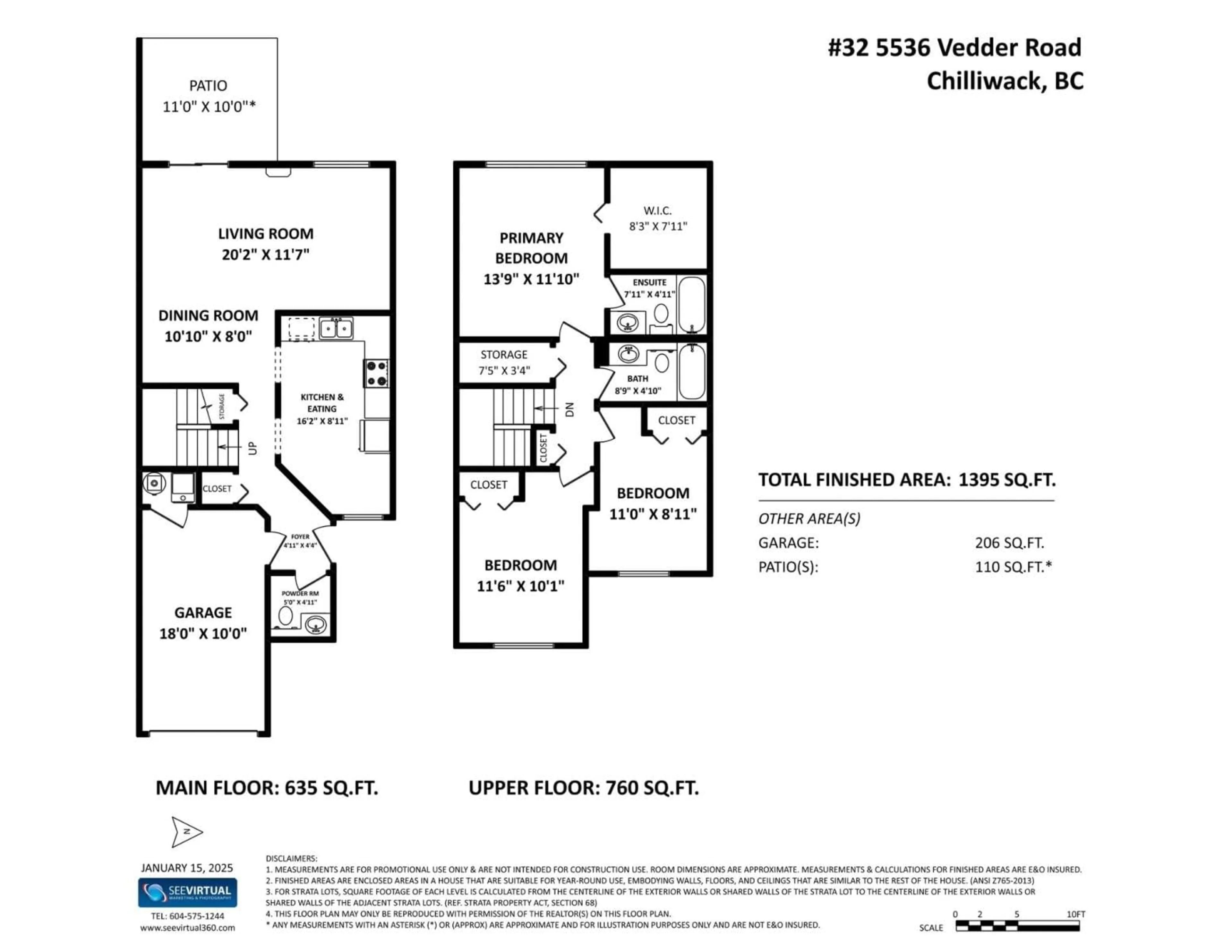 Floor plan for 32 5536 VEDDER ROAD|Vedder Crossing, Chilliwack British Columbia V2R3X5