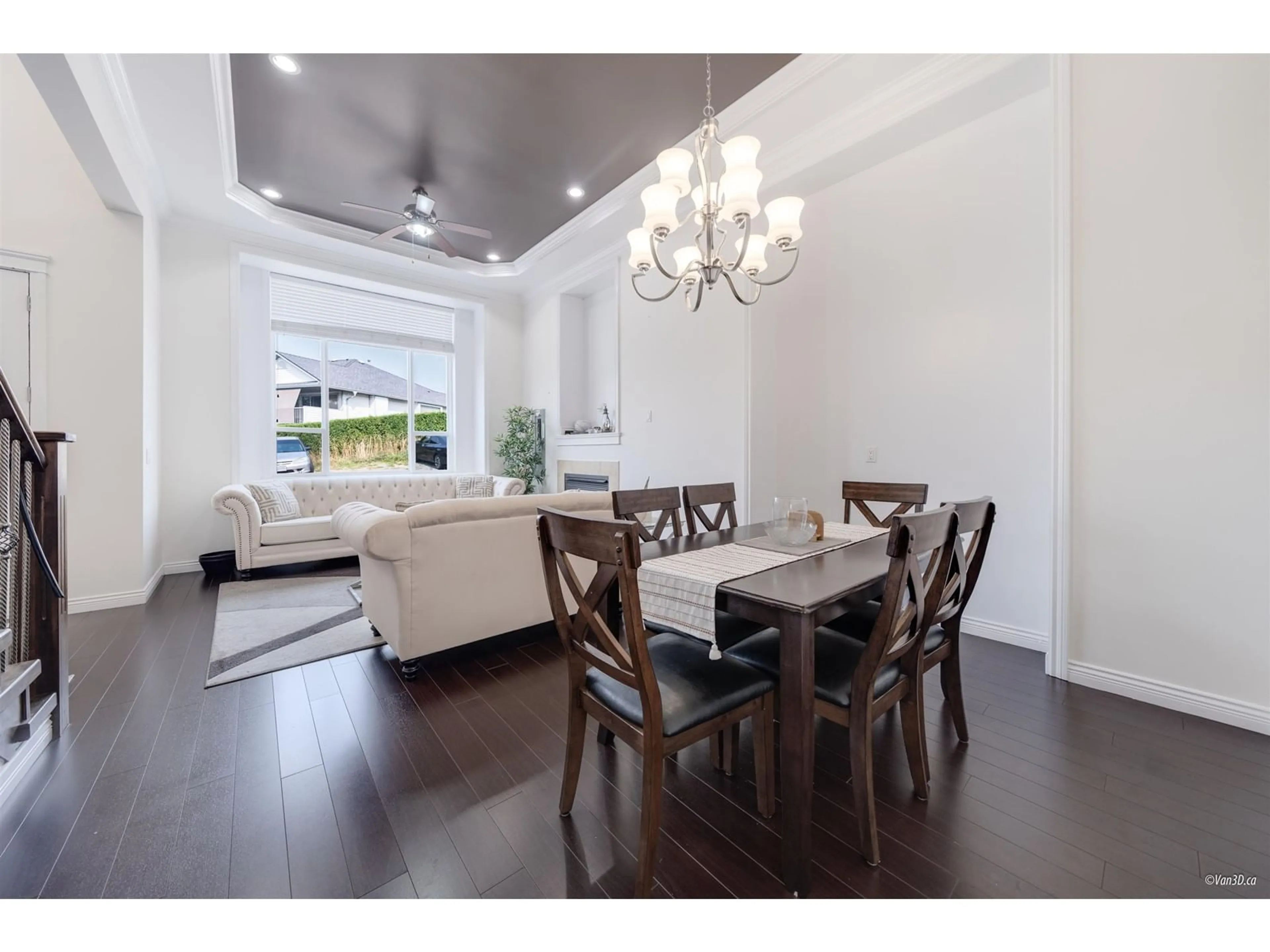 Dining room, wood/laminate floor for 30908 UPPER MACLURE ROAD, Abbotsford British Columbia V2T0A4