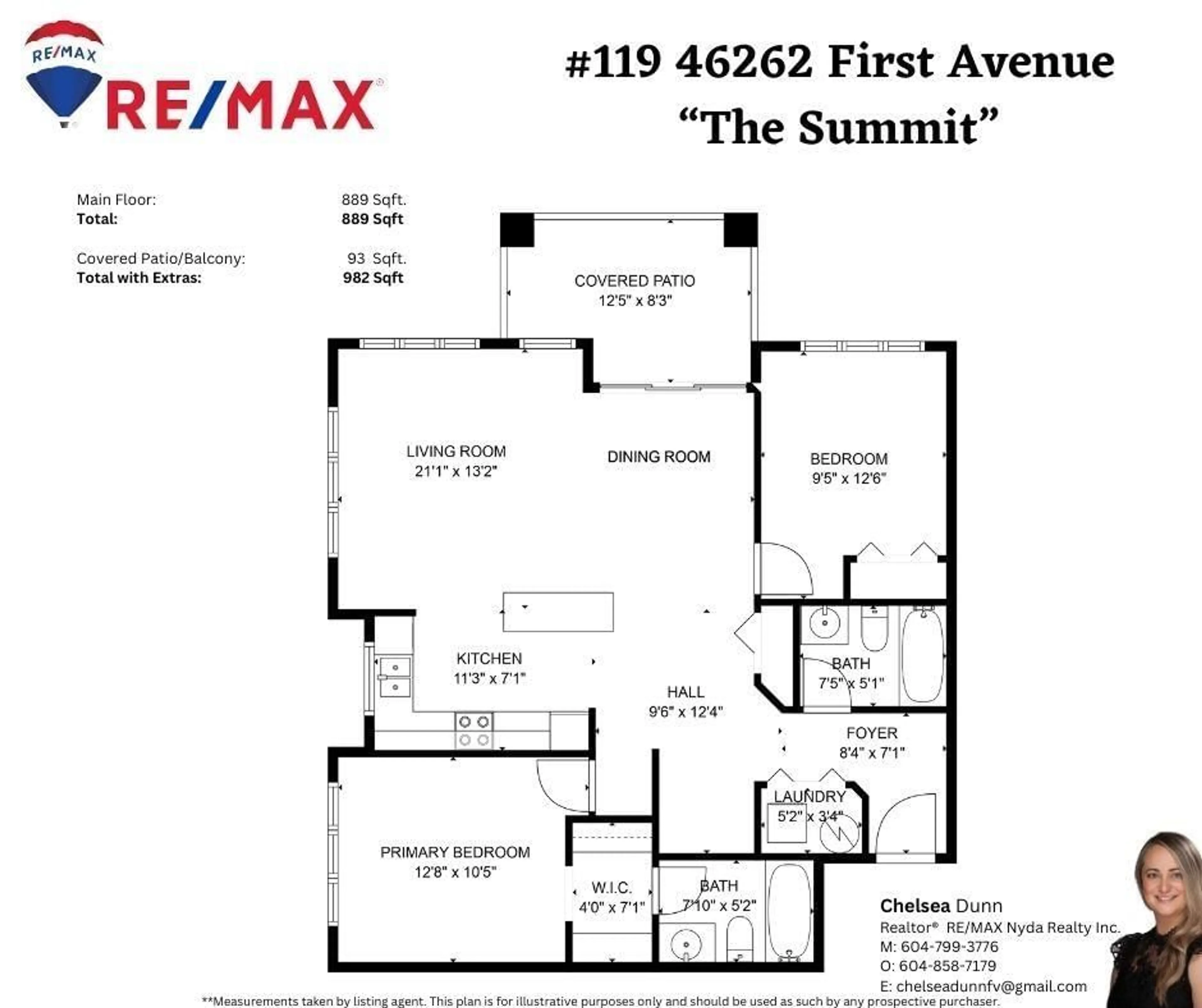 Floor plan for 119 46262 FIRST AVENUE|Chilliwack Proper, Chilliwack British Columbia V2P0C3