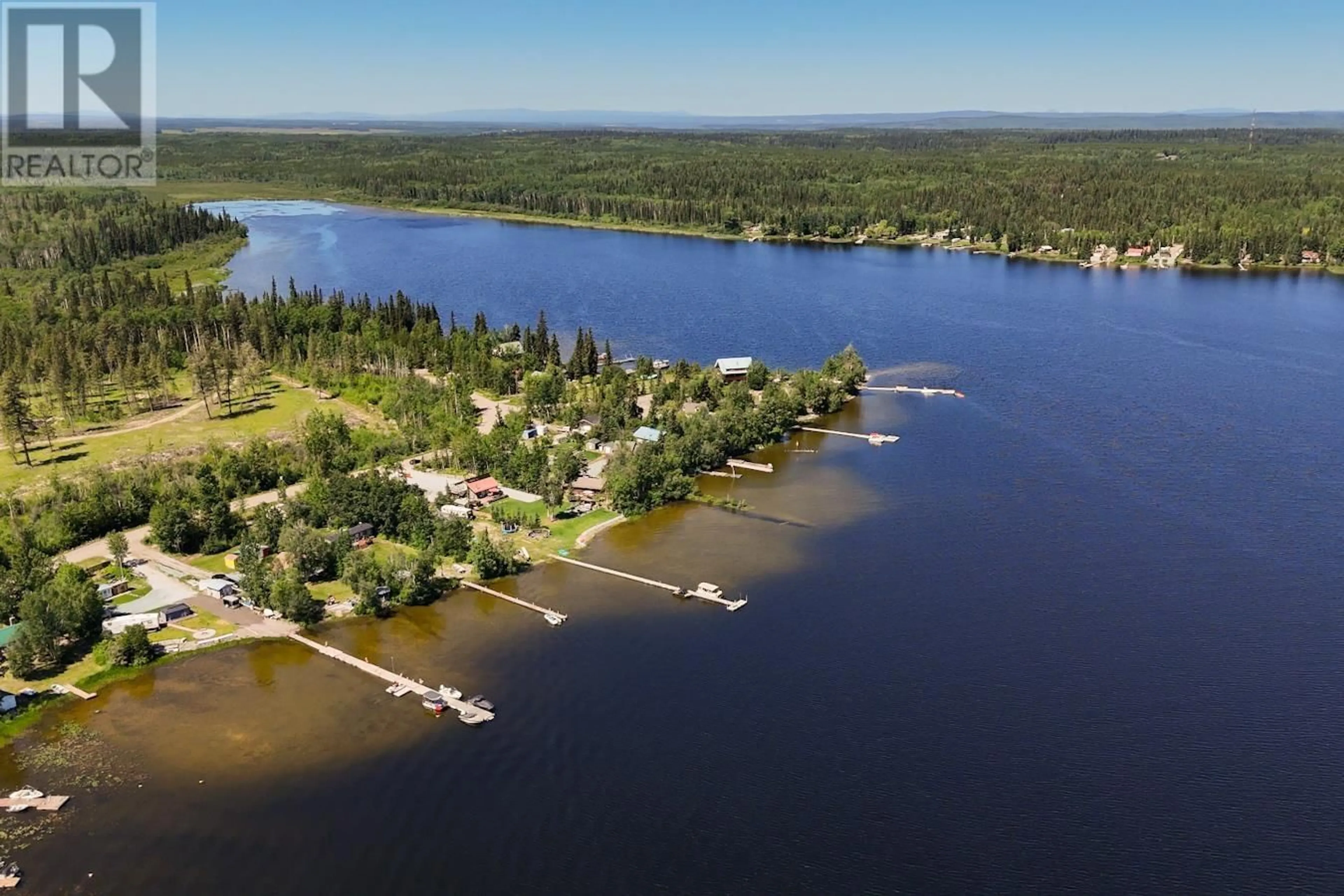 A pic from outside/outdoor area/front of a property/back of a property/a pic from drone, water/lake/river/ocean view for 3820 GILL PLACE, Vanderhoof British Columbia V0J3A3