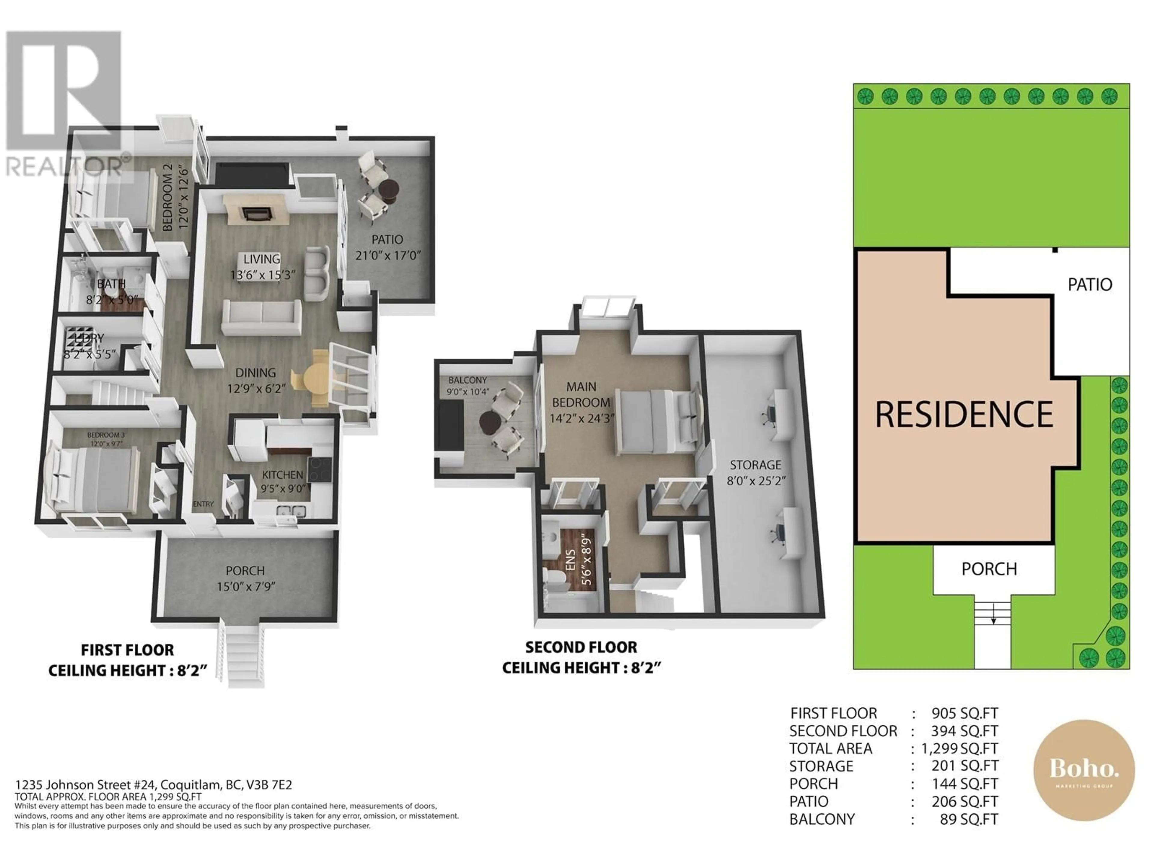 Floor plan for 24 1235 JOHNSON STREET, Coquitlam British Columbia V3B7E2