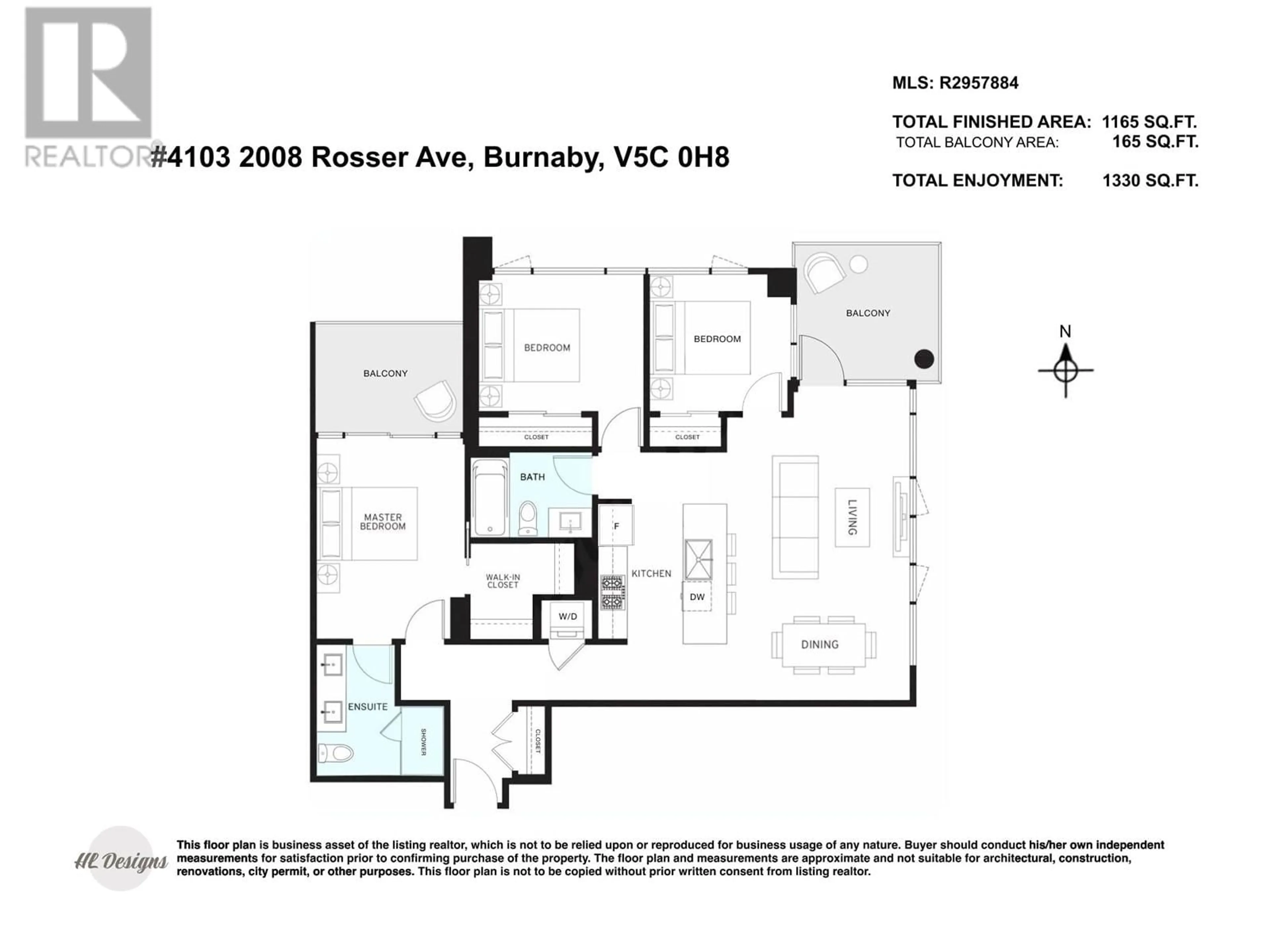 Floor plan for 4103 2008 ROSSER AVENUE, Burnaby British Columbia V5C0H8