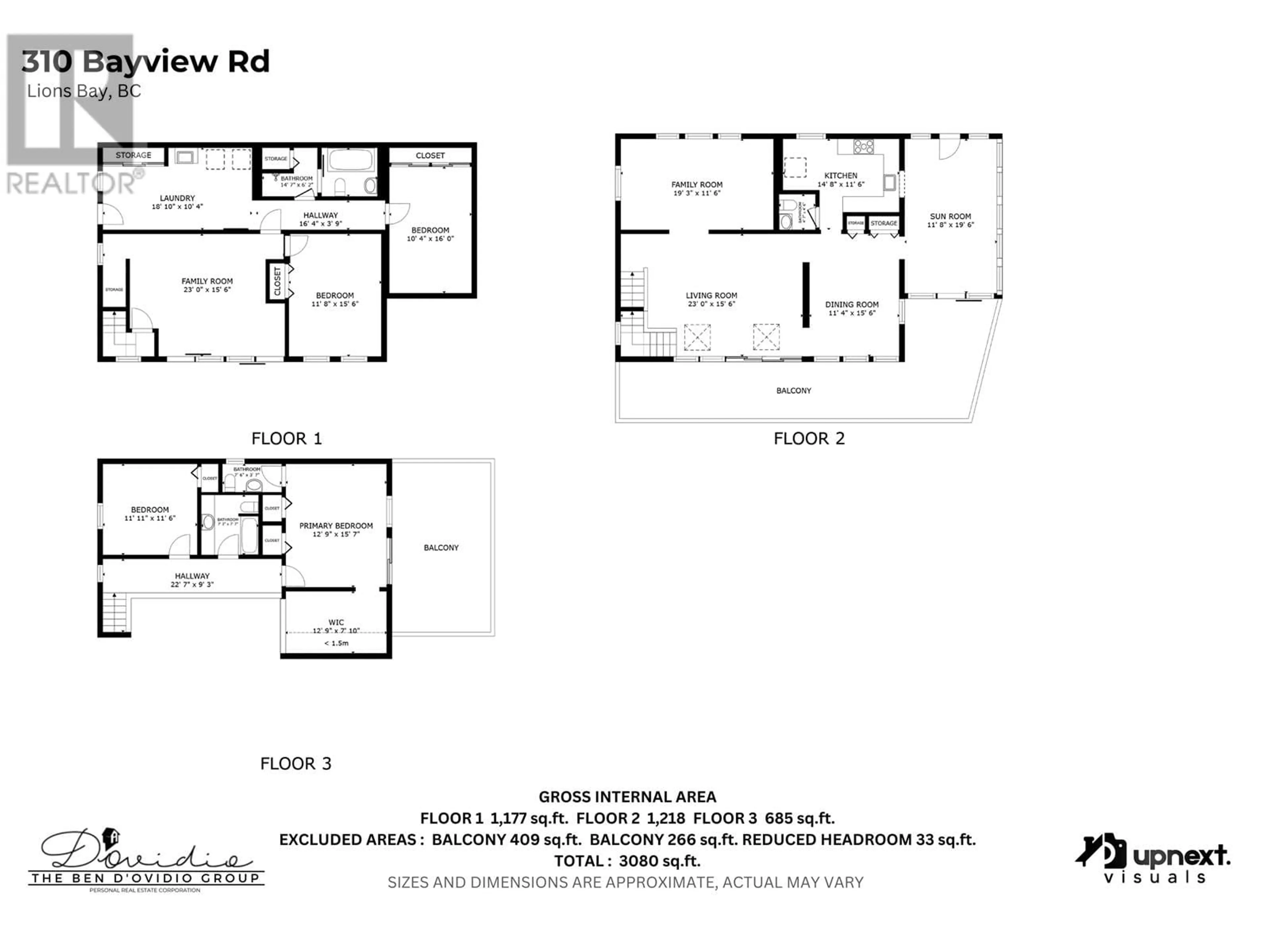 Floor plan for 310 BAYVIEW ROAD, Lions Bay British Columbia V0N2E0