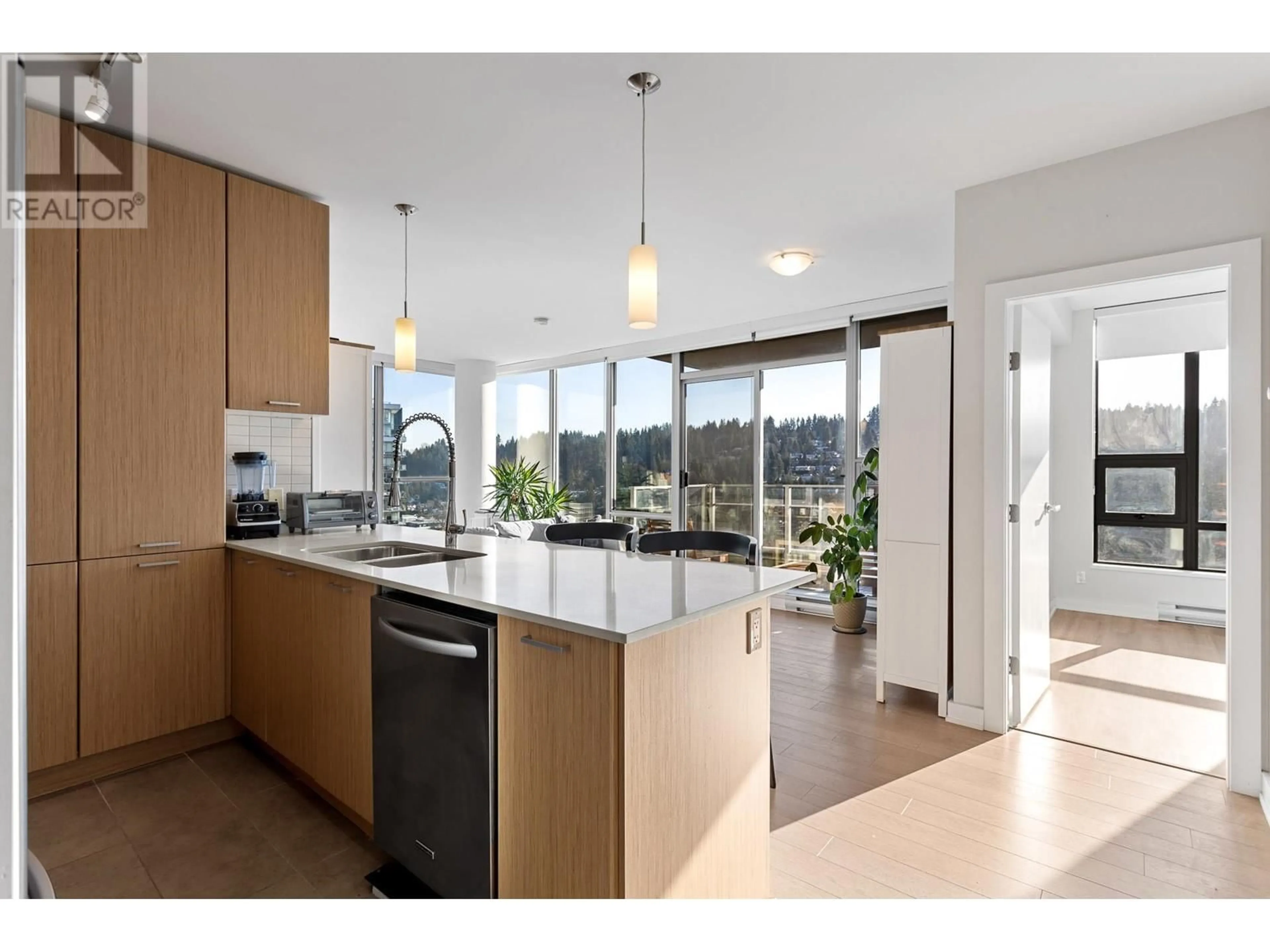 Open concept kitchen, unknown for 2407 301 CAPILANO ROAD, Port Moody British Columbia V3H0G6