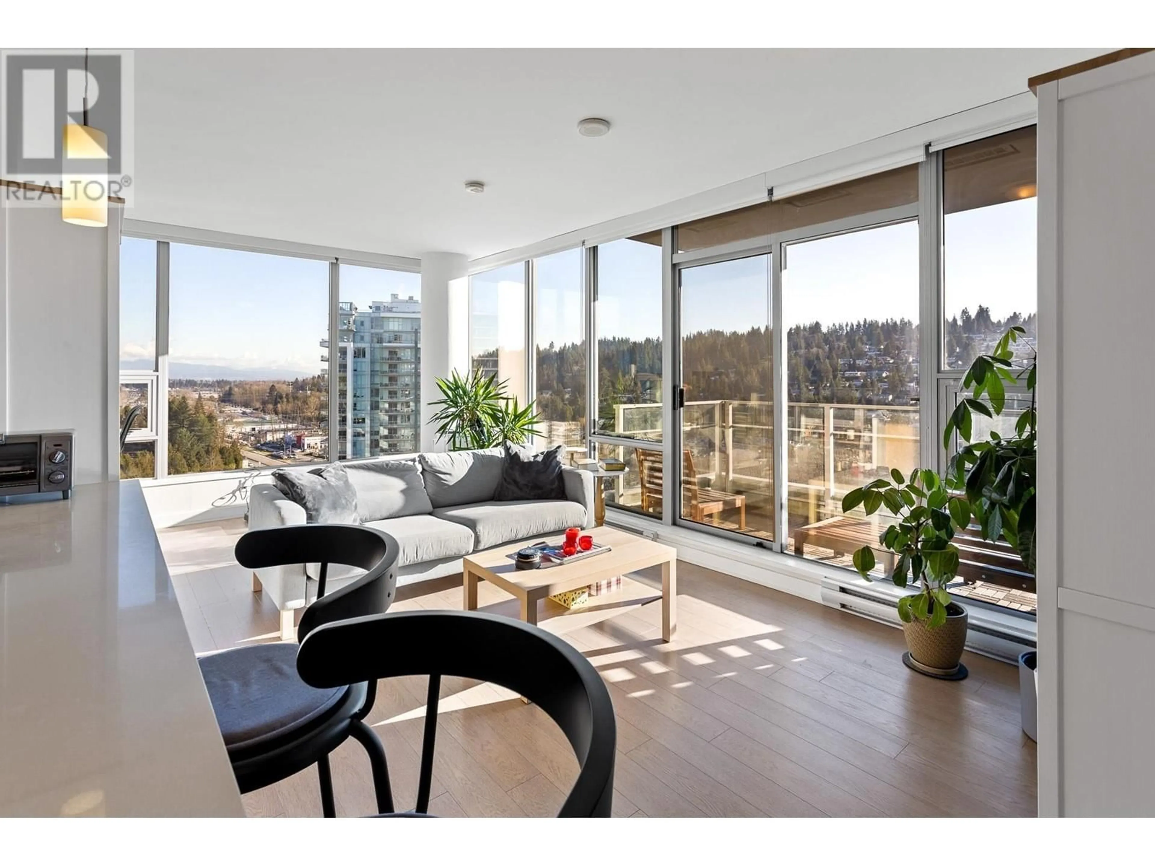 Living room with furniture, unknown for 2407 301 CAPILANO ROAD, Port Moody British Columbia V3H0G6