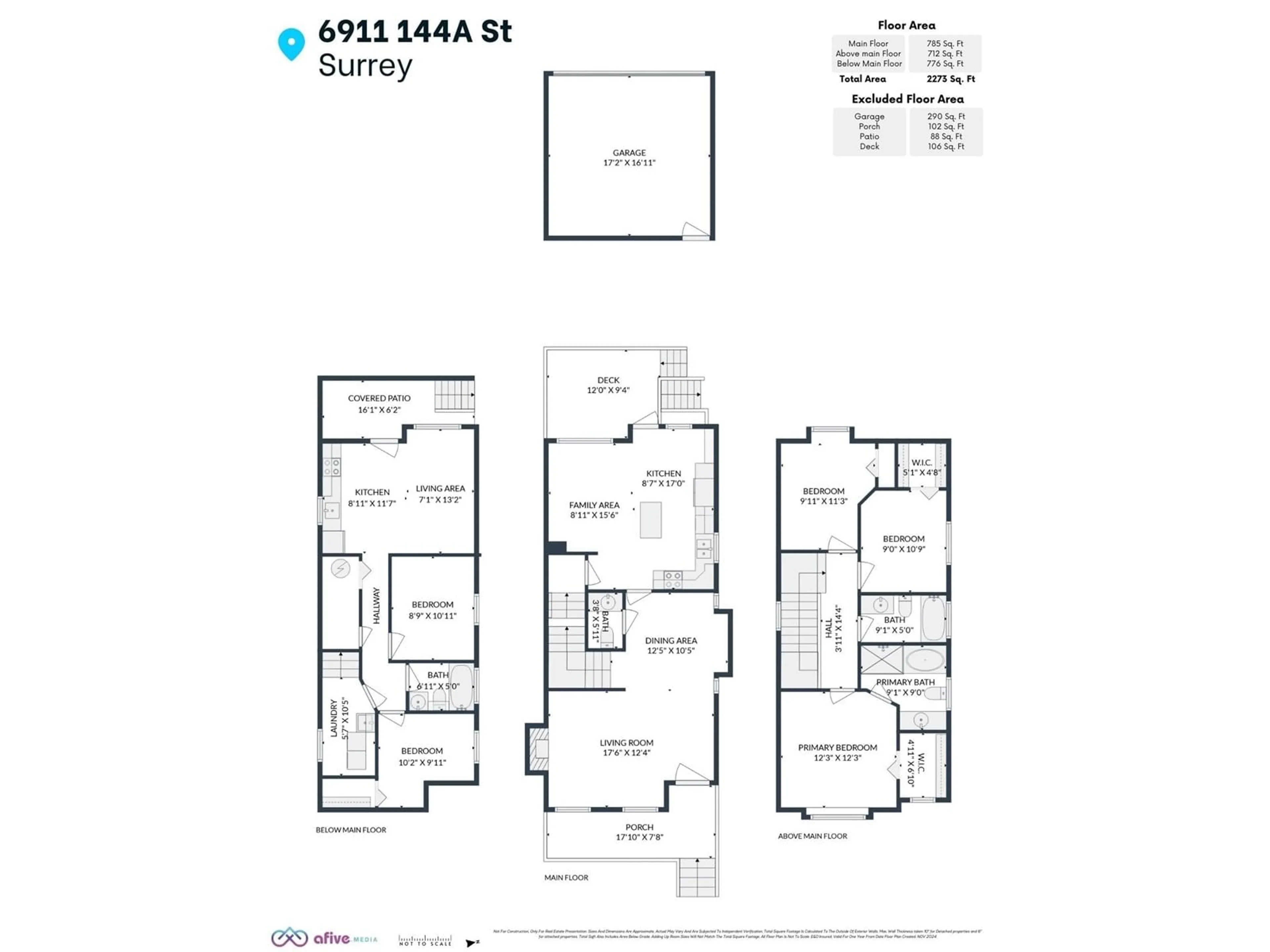 Floor plan for 6911 144A STREET, Surrey British Columbia V3S2X8