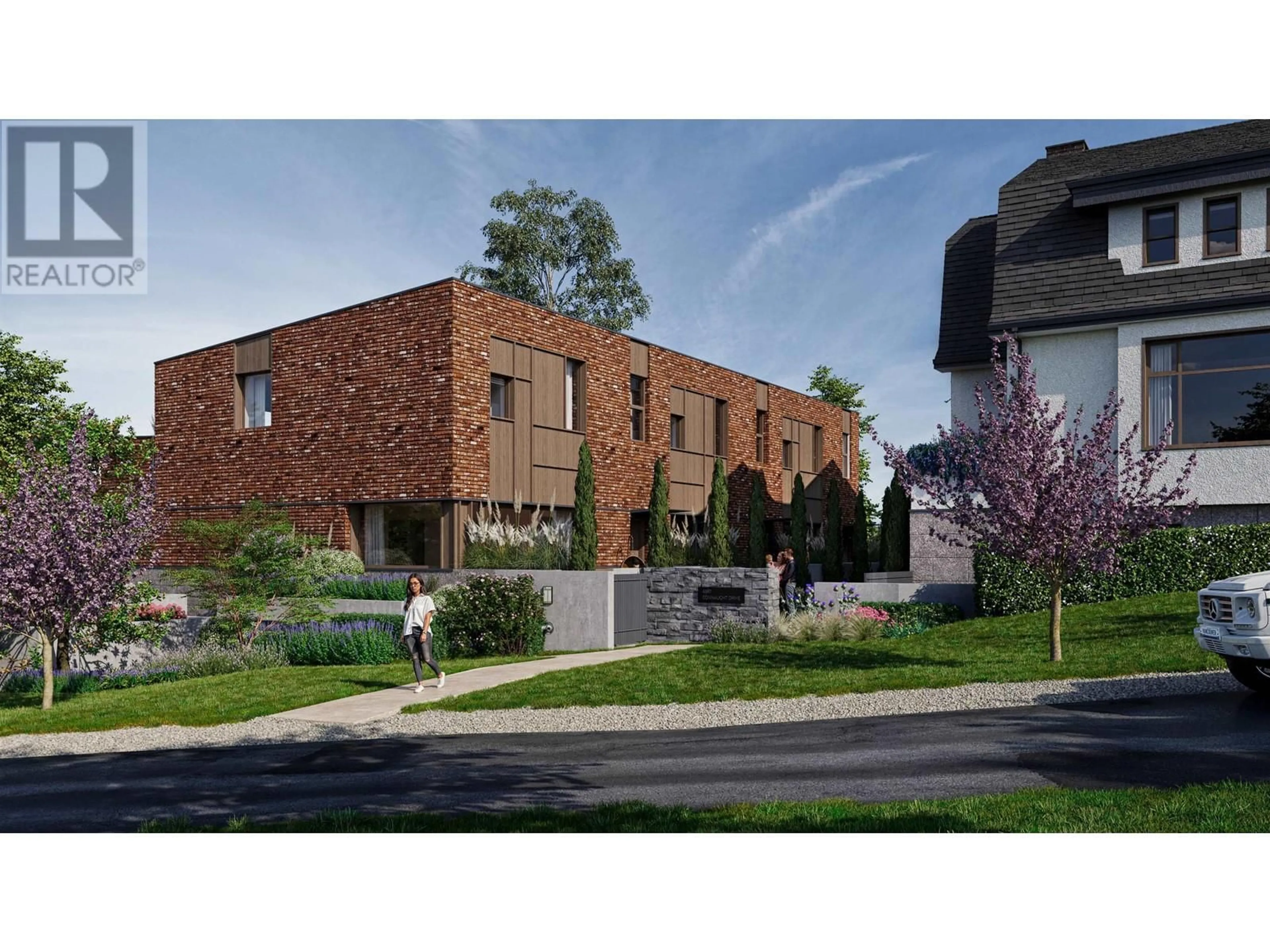 Home with brick exterior material, street for 2 - 1610 ROXBURGH STREET, Vancouver British Columbia V6M3K1