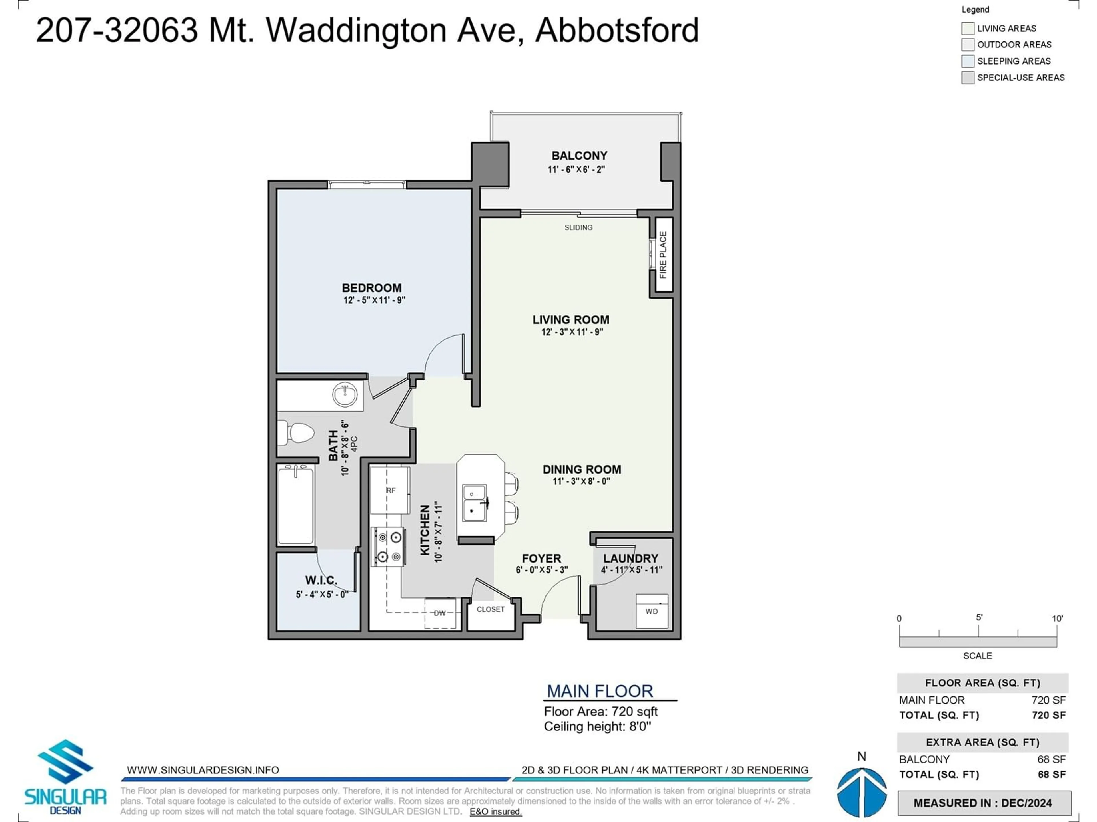 Floor plan for 207 32063 MT WADDINGTON AVENUE, Abbotsford British Columbia V2T2E7