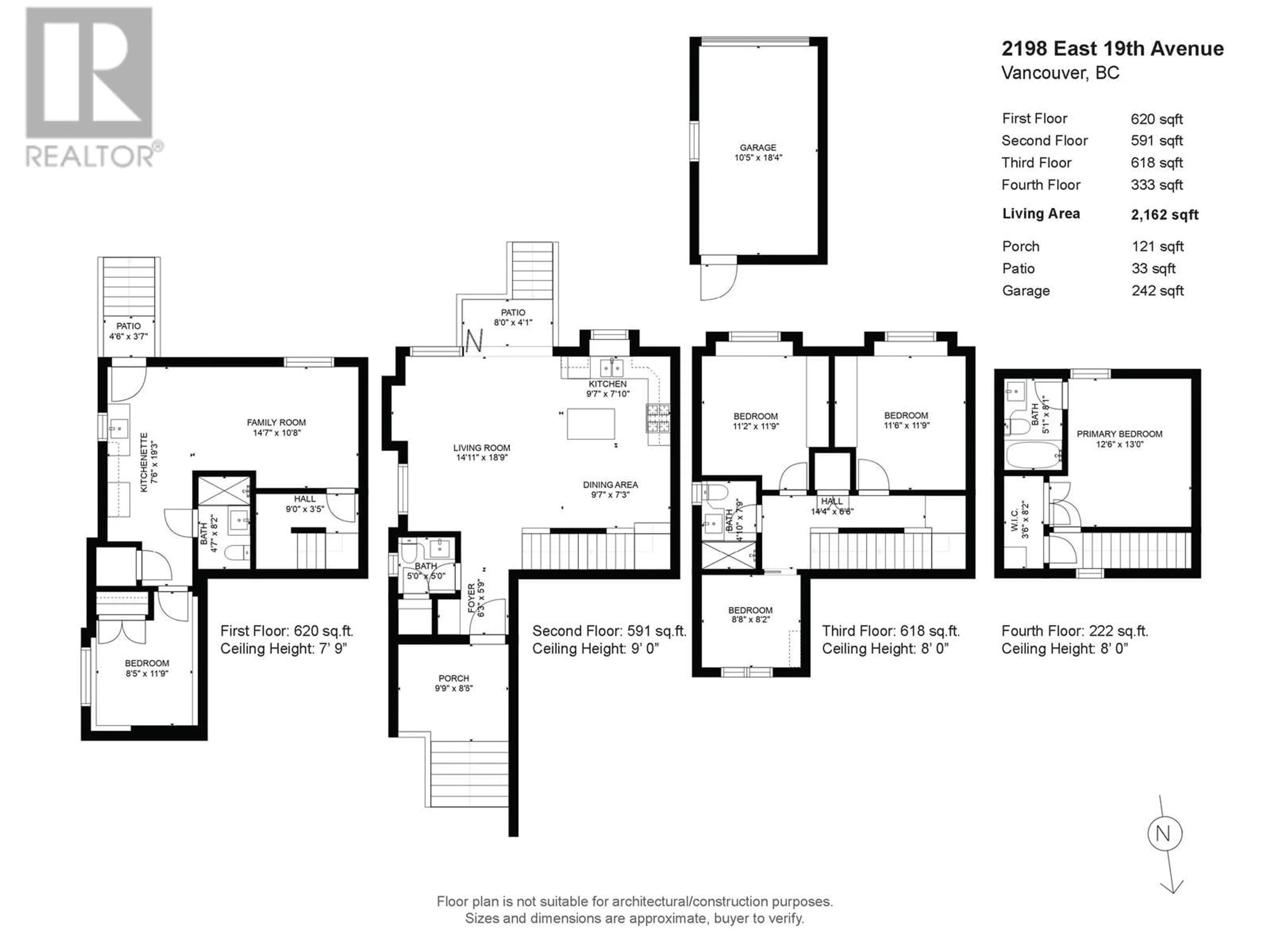 Floor plan for 2198 E 19TH AVENUE, Vancouver British Columbia V5N2J6