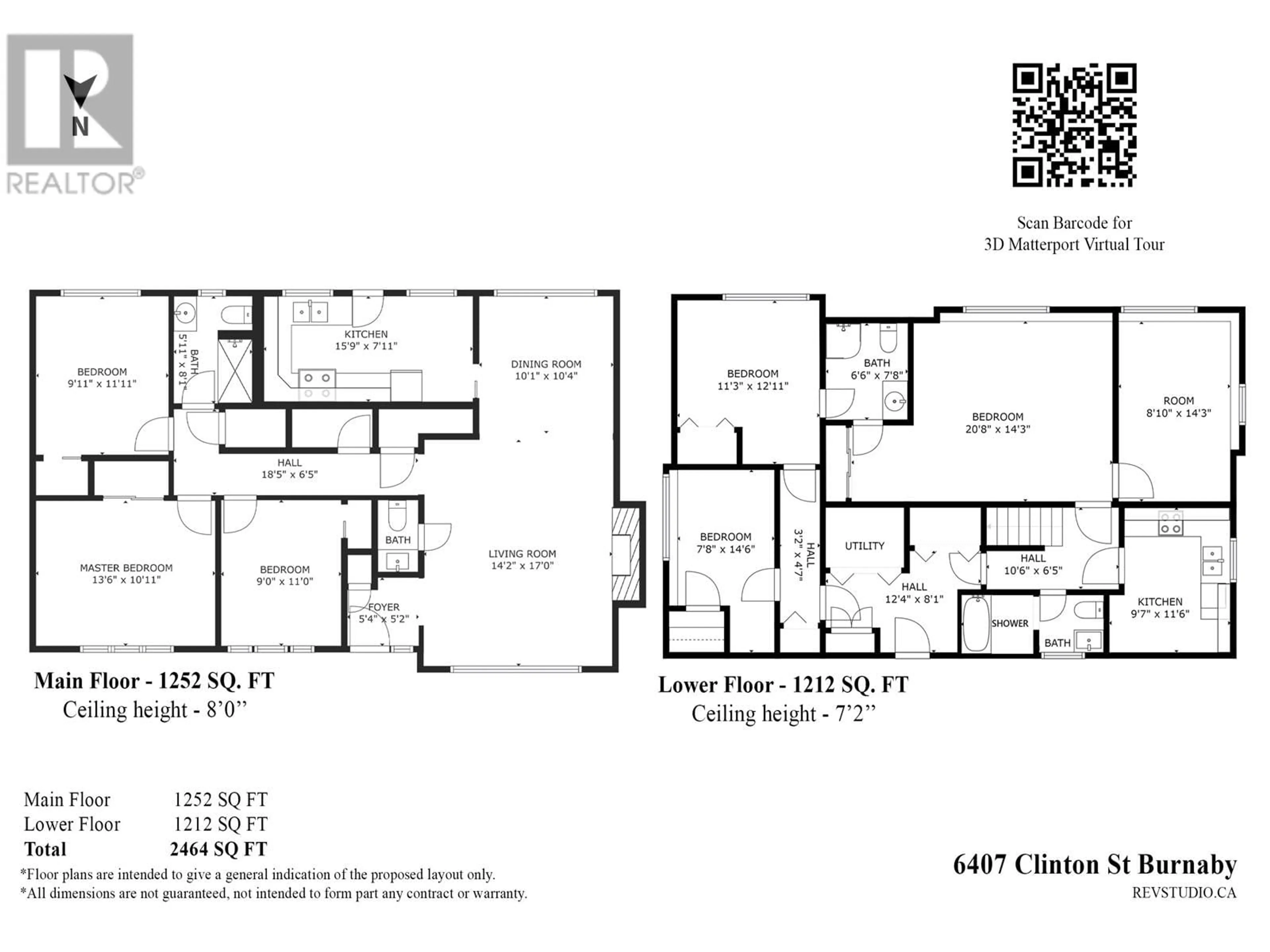 Floor plan for 6407 CLINTON STREET, Burnaby British Columbia V5E1A3