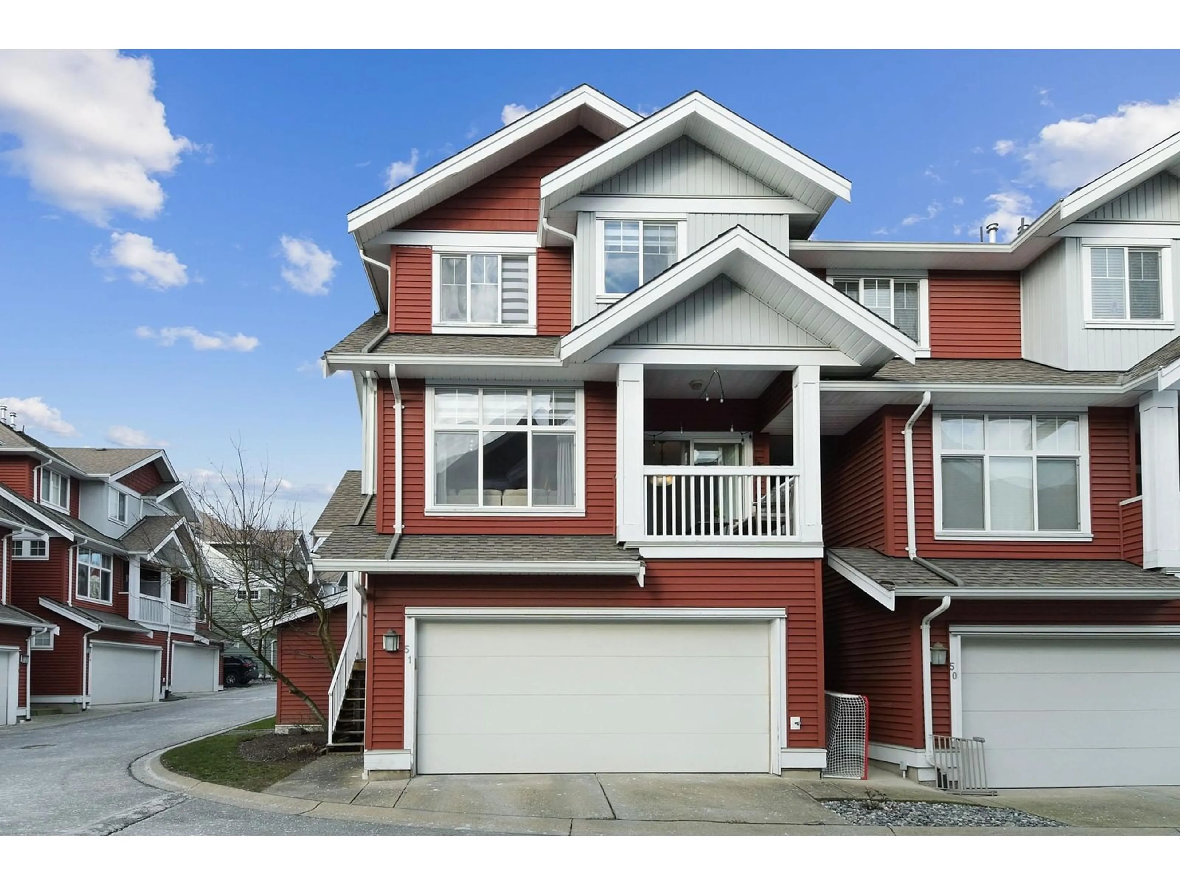 Home with vinyl exterior material, street for 51 6785 193 STREET, Surrey British Columbia V4N0Z4