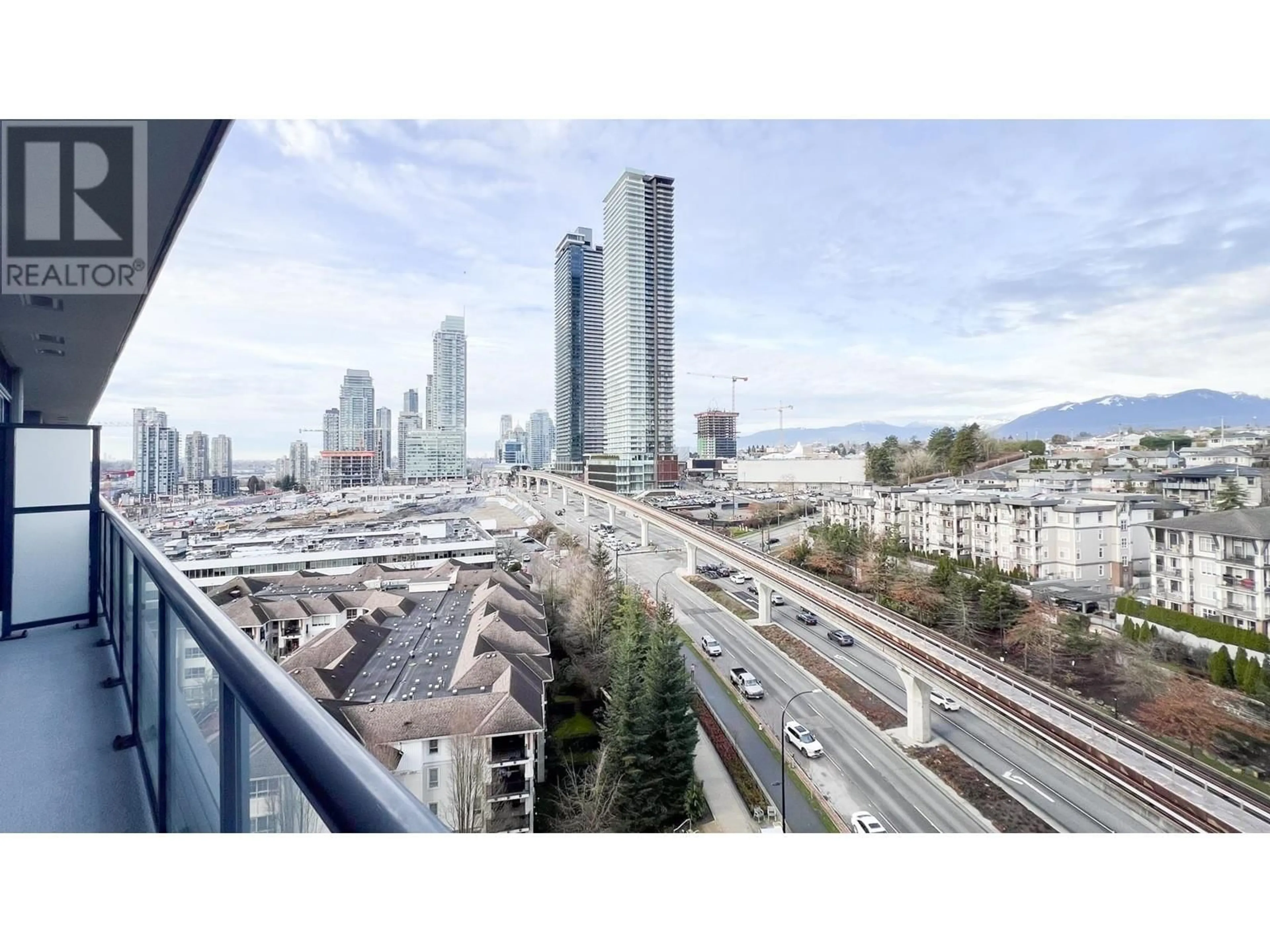 Balcony in the apartment, city buildings view from balcony for 906 4720 LOUGHEED HIGHWAY, Burnaby British Columbia V5C0M8