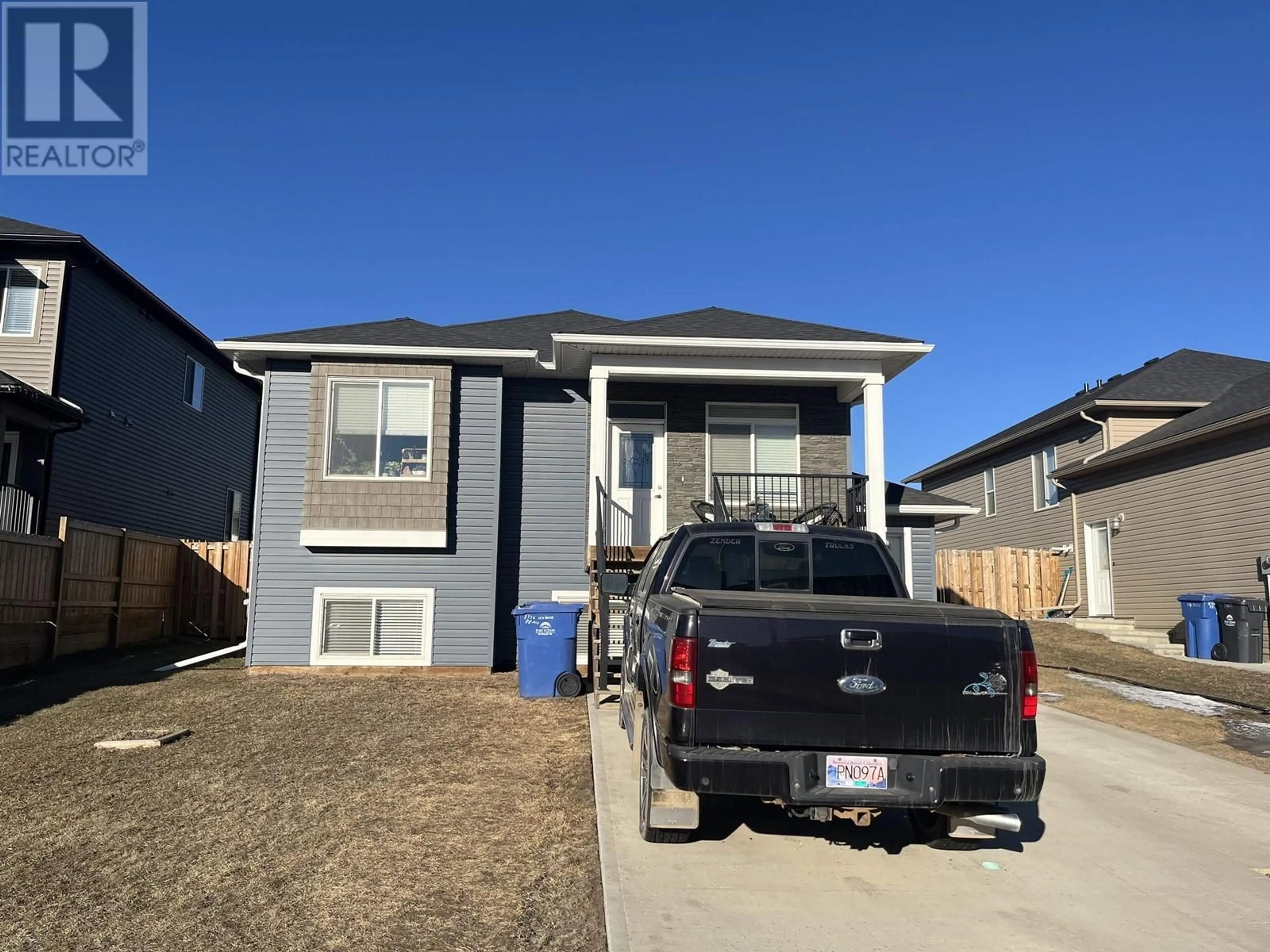 Home with vinyl exterior material, street for 8336 88 AVENUE, Fort St. John British Columbia V1J0S2