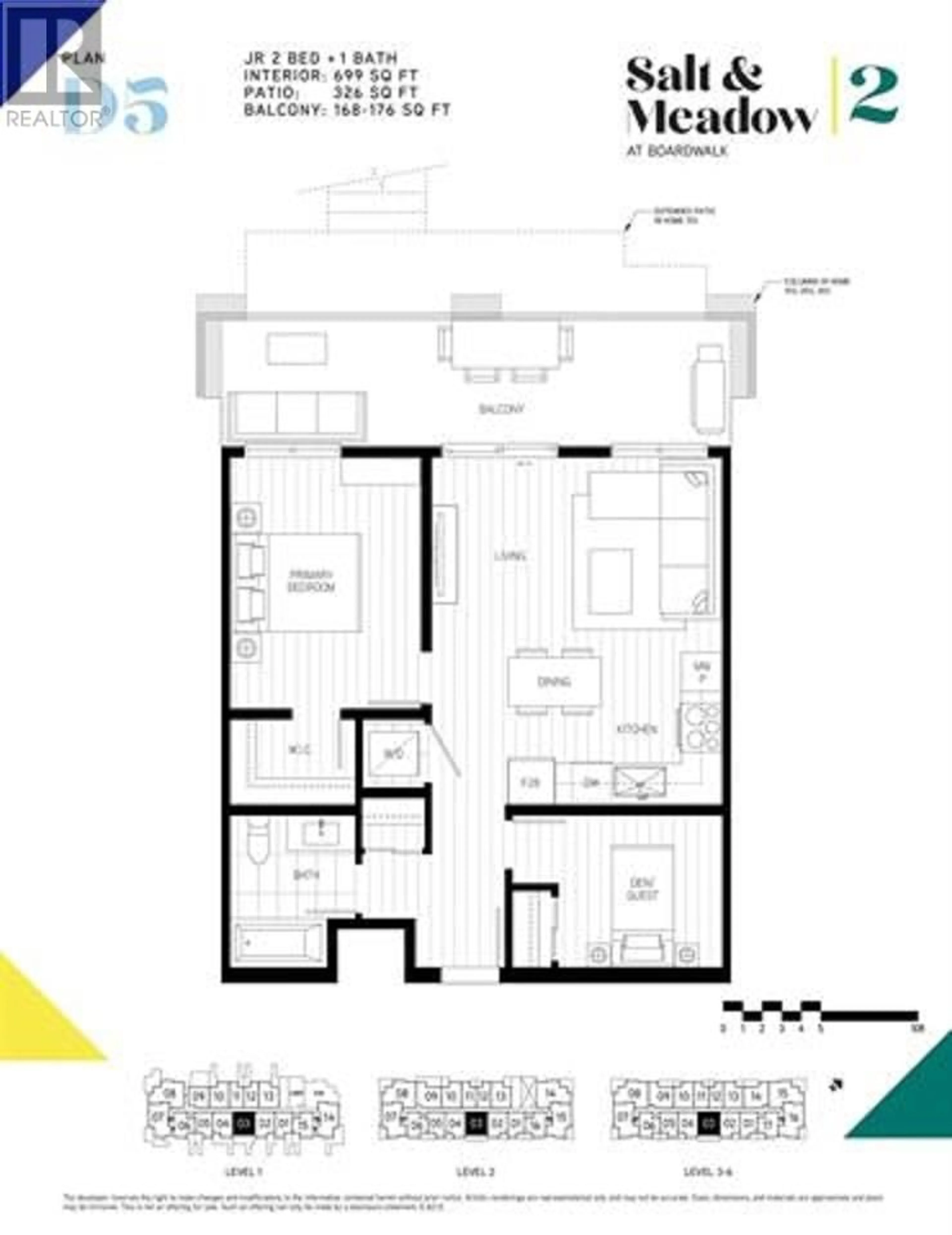 Floor plan for 603 2431 RABBIT DRIVE, Tsawwassen British Columbia V4M0G5