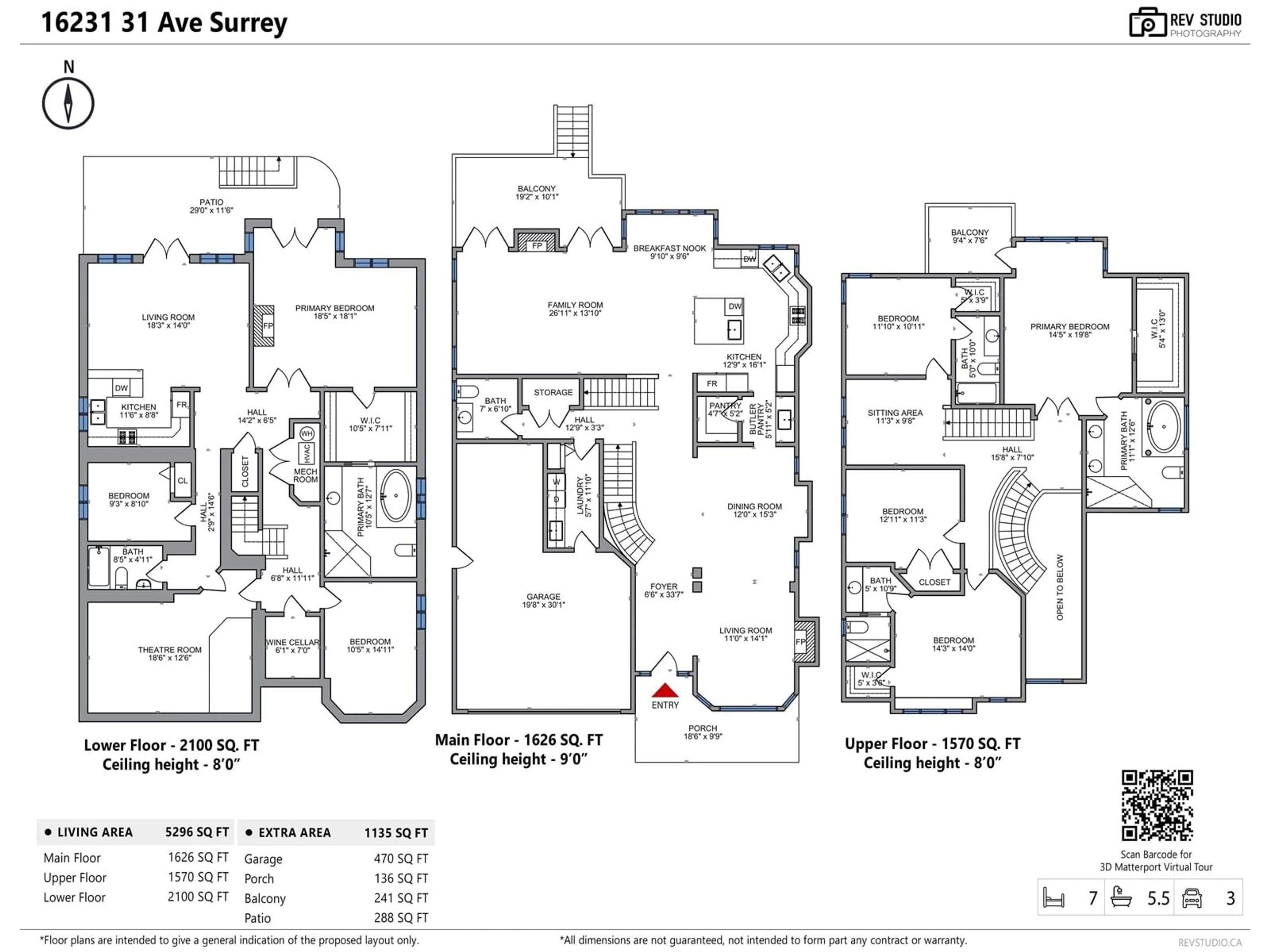 Floor plan for 16231 31 AVENUE, Surrey British Columbia V3Z7E1