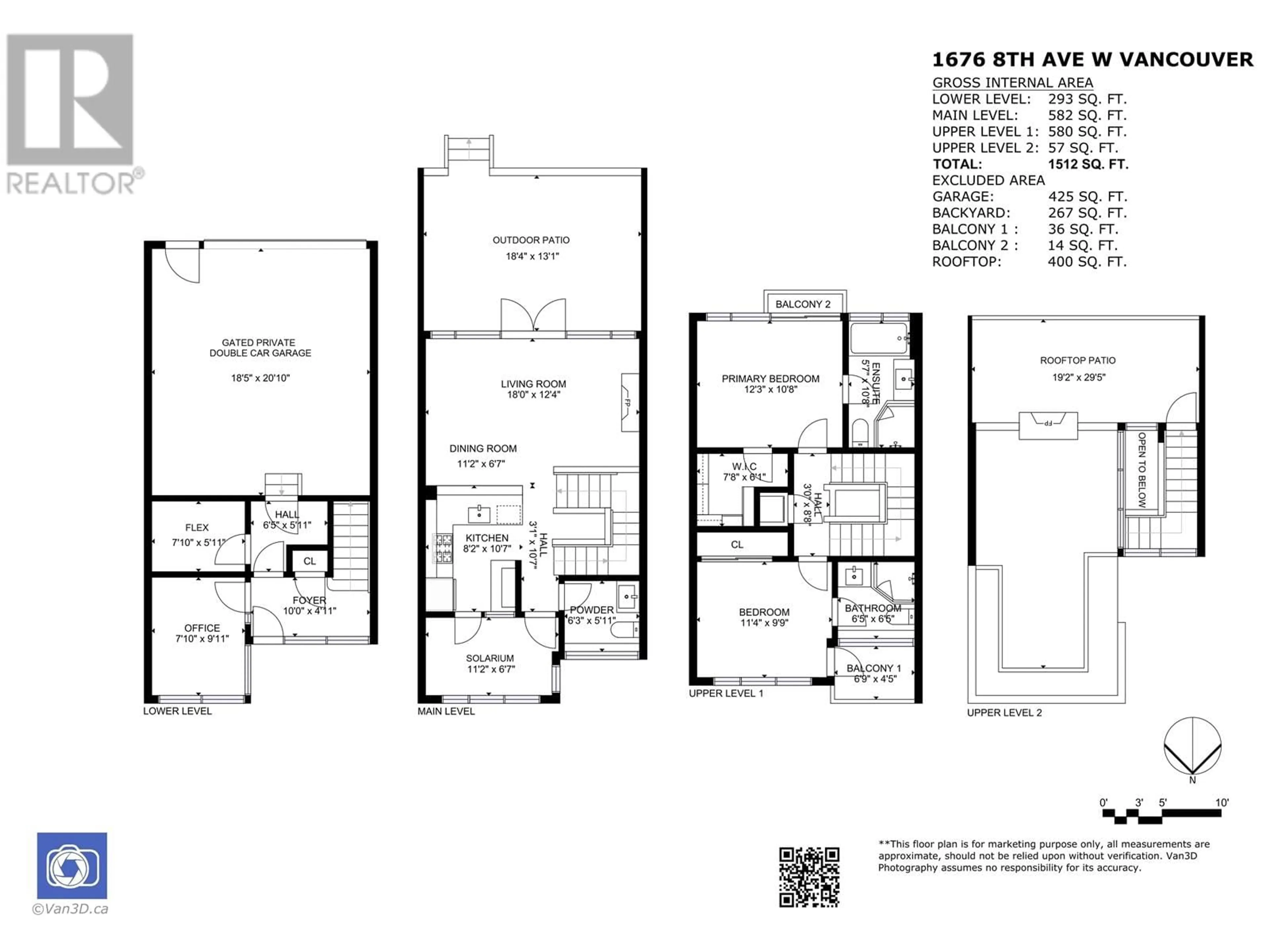 Floor plan for 1676 W 8TH AVENUE, Vancouver British Columbia V6J1V4