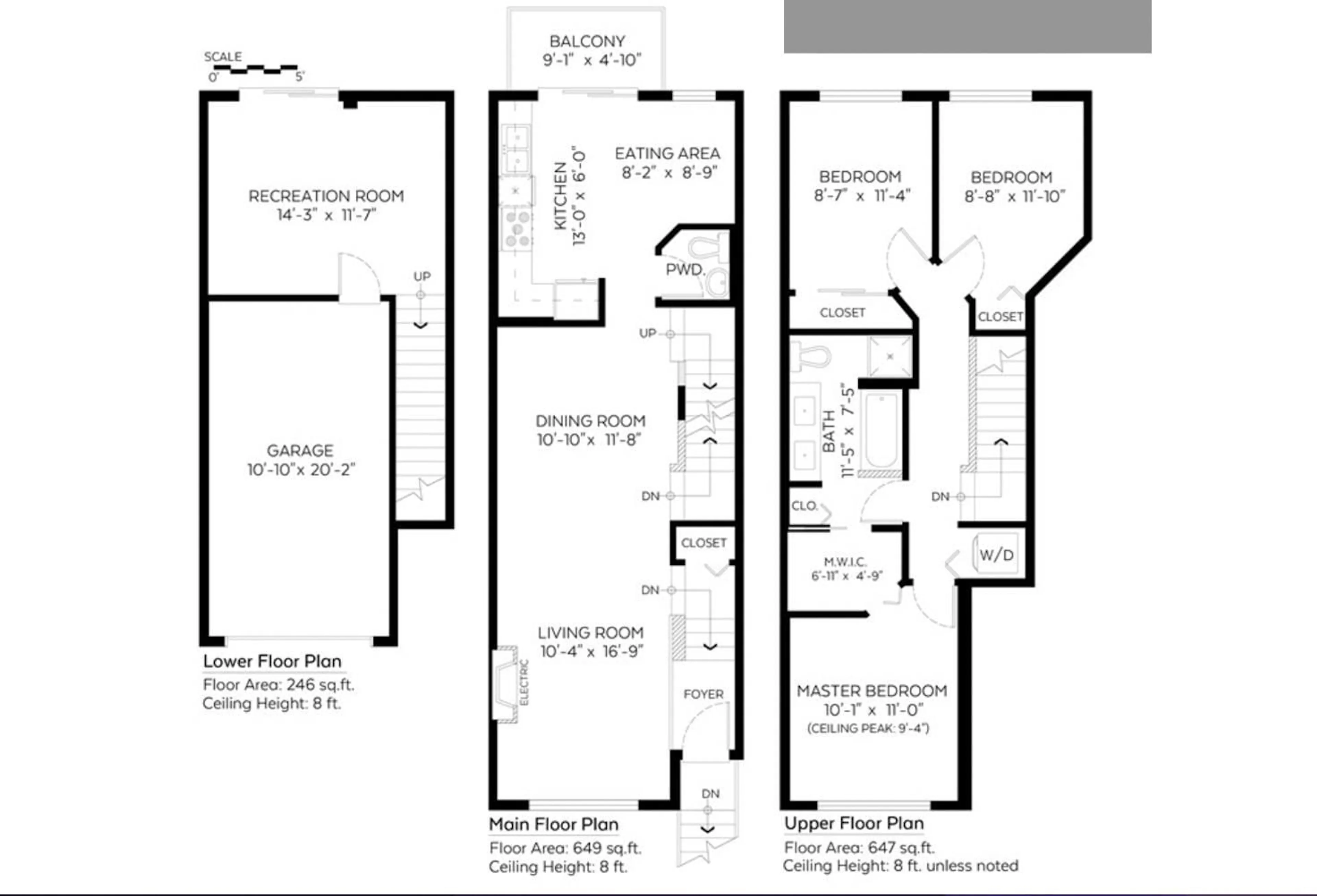 Floor plan for 151 20033 70 AVENUE, Langley British Columbia V2Y3A2