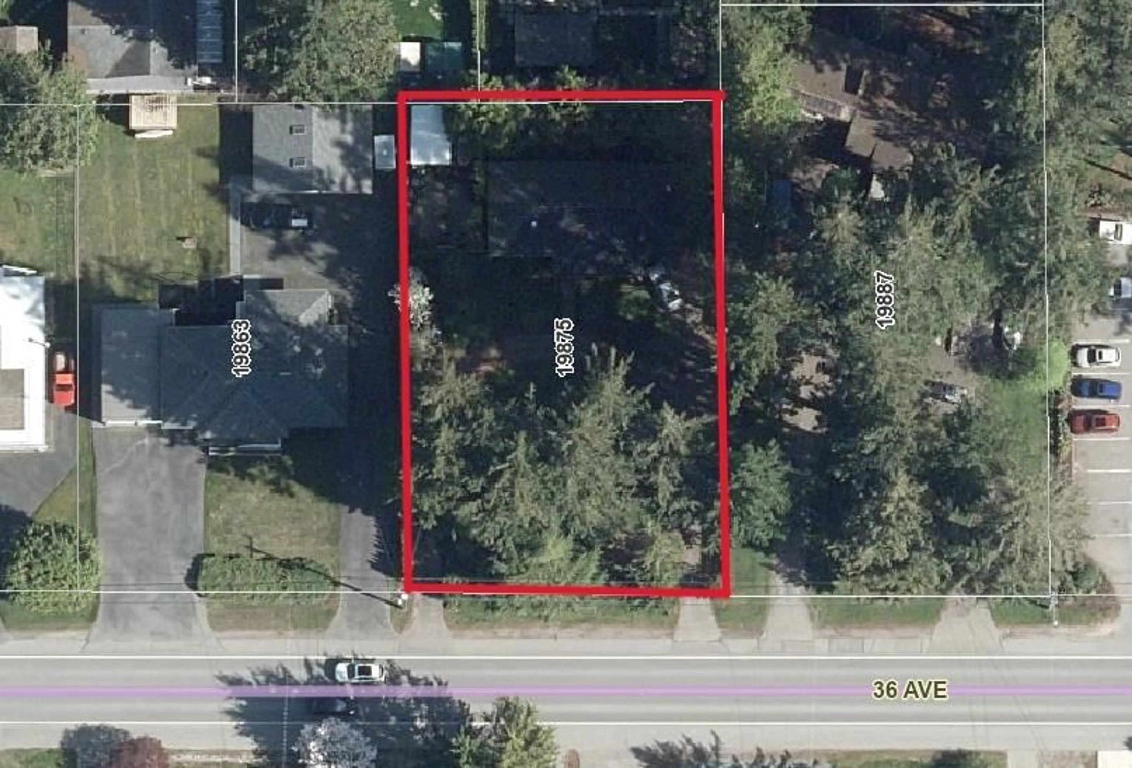 A pic from outside/outdoor area/front of a property/back of a property/a pic from drone, street for 19875 36 AVENUE, Langley British Columbia V3A2R3