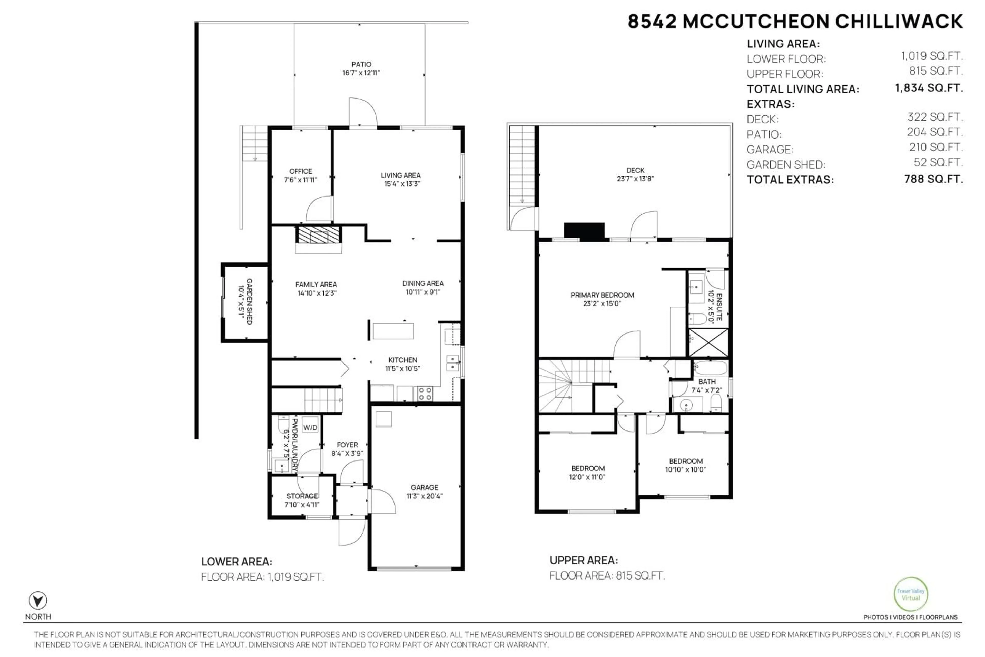 Floor plan for 8542 MCCUTCHEON AVENUE|Chilliwack Proper, Chilliwack British Columbia V2P7K7