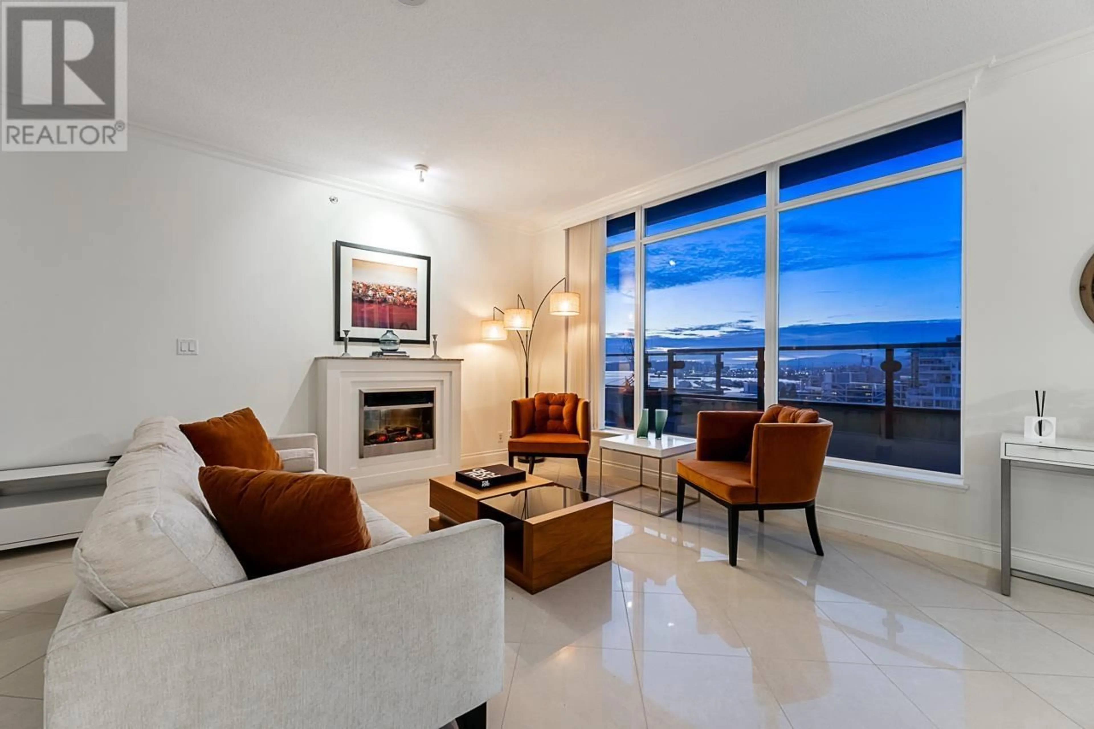 Living room with furniture, ceramic/tile floor for PH3 162 VICTORY SHIP WAY, North Vancouver British Columbia V7L0B4