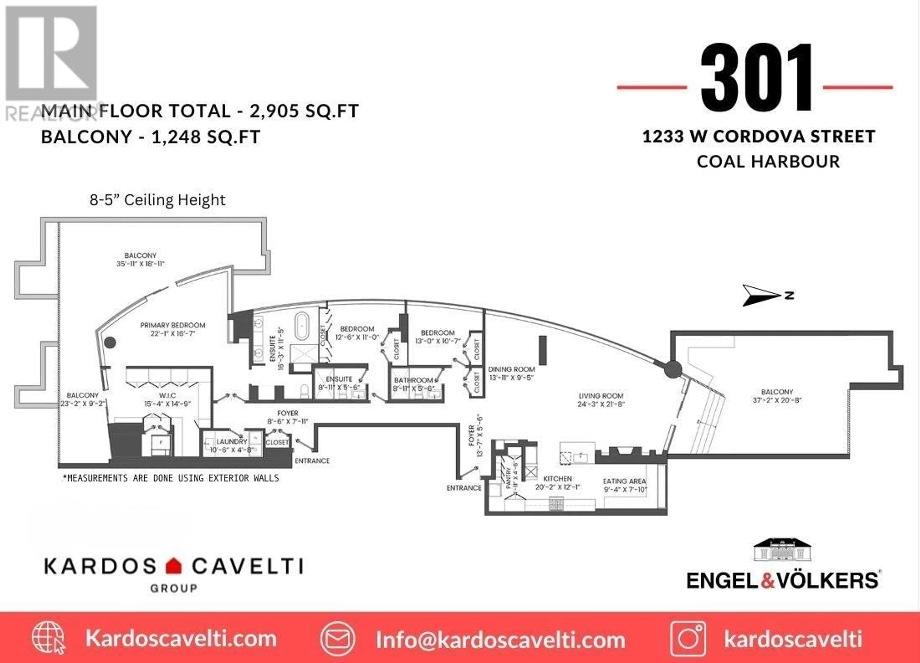 Floor plan for 301 1233 W CORDOVA STREET, Vancouver British Columbia V6C3R1