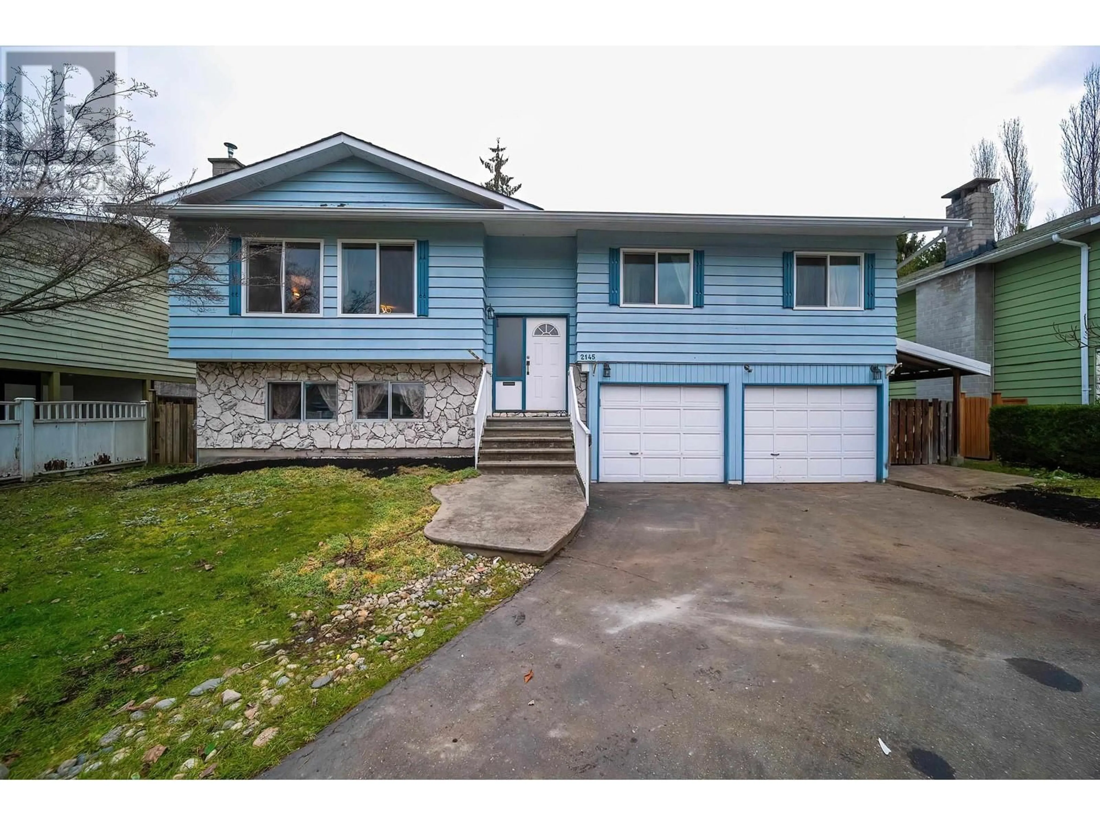 Home with vinyl exterior material, street for 2145 DORSET AVENUE, Port Coquitlam British Columbia V3B5G8