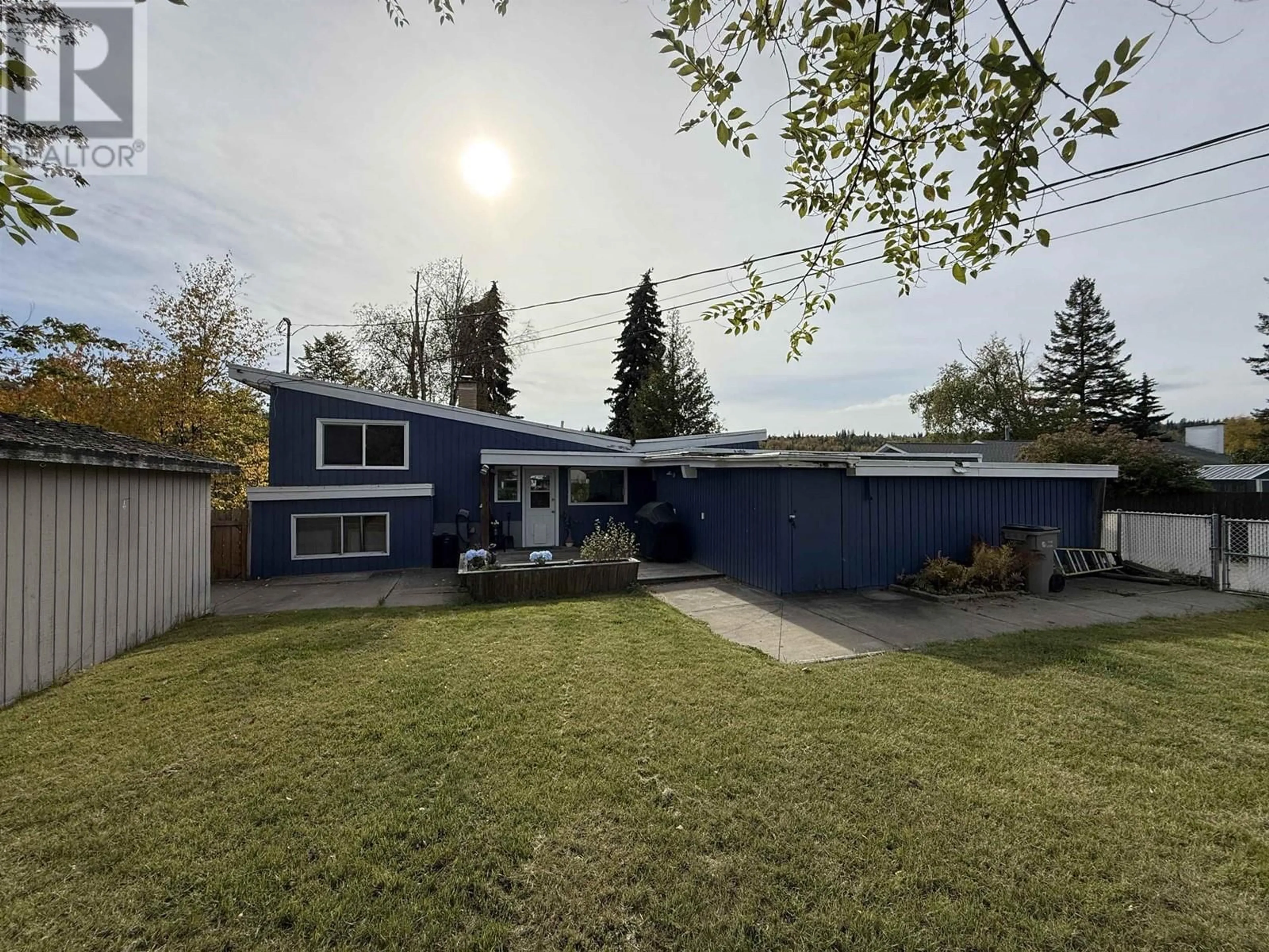 A pic from outside/outdoor area/front of a property/back of a property/a pic from drone, street for 1223 JOHNSTON AVENUE, Quesnel British Columbia V2J3C6