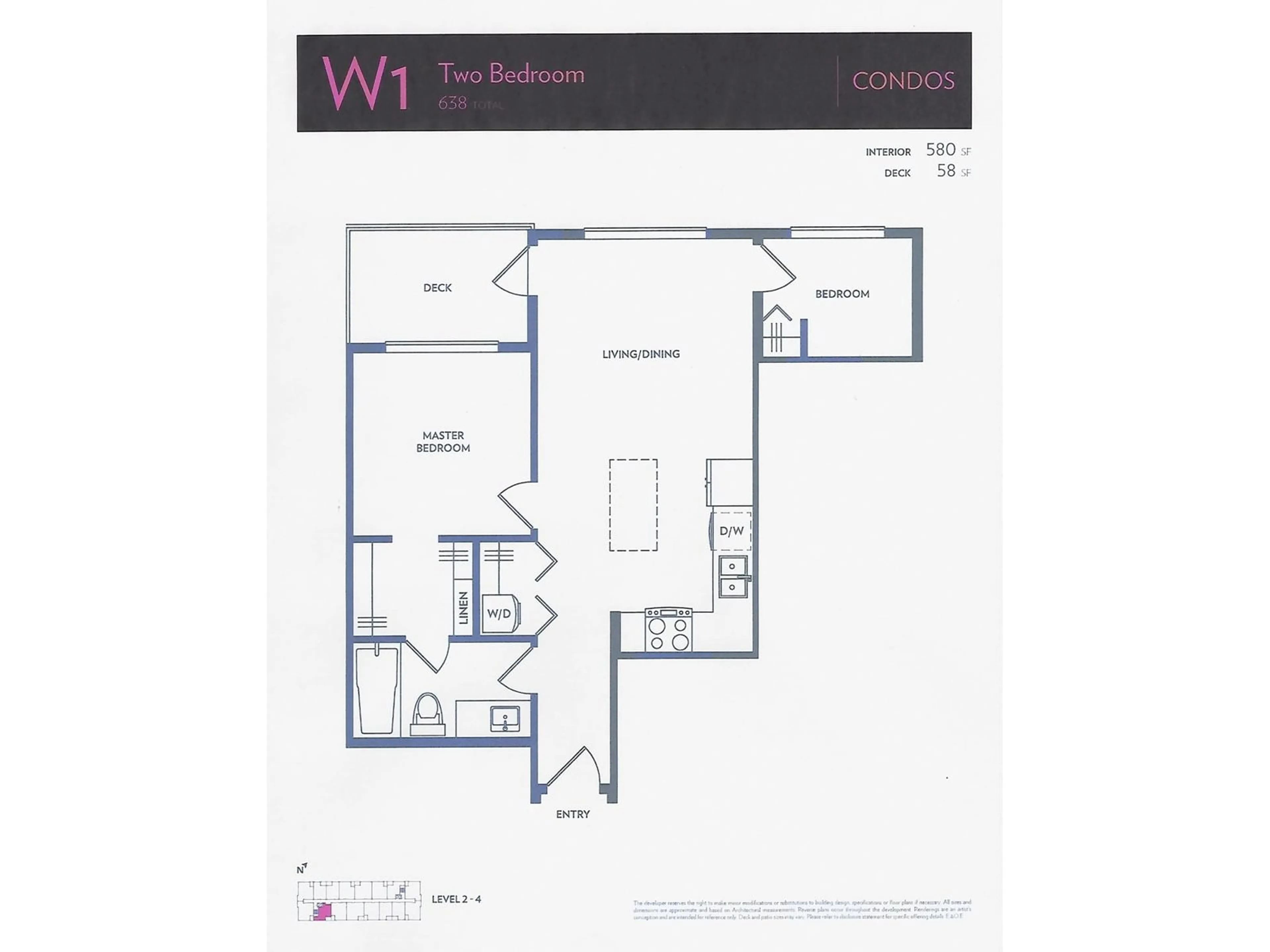 Floor plan for 207 15835 85 AVENUE, Surrey British Columbia V4N6W6