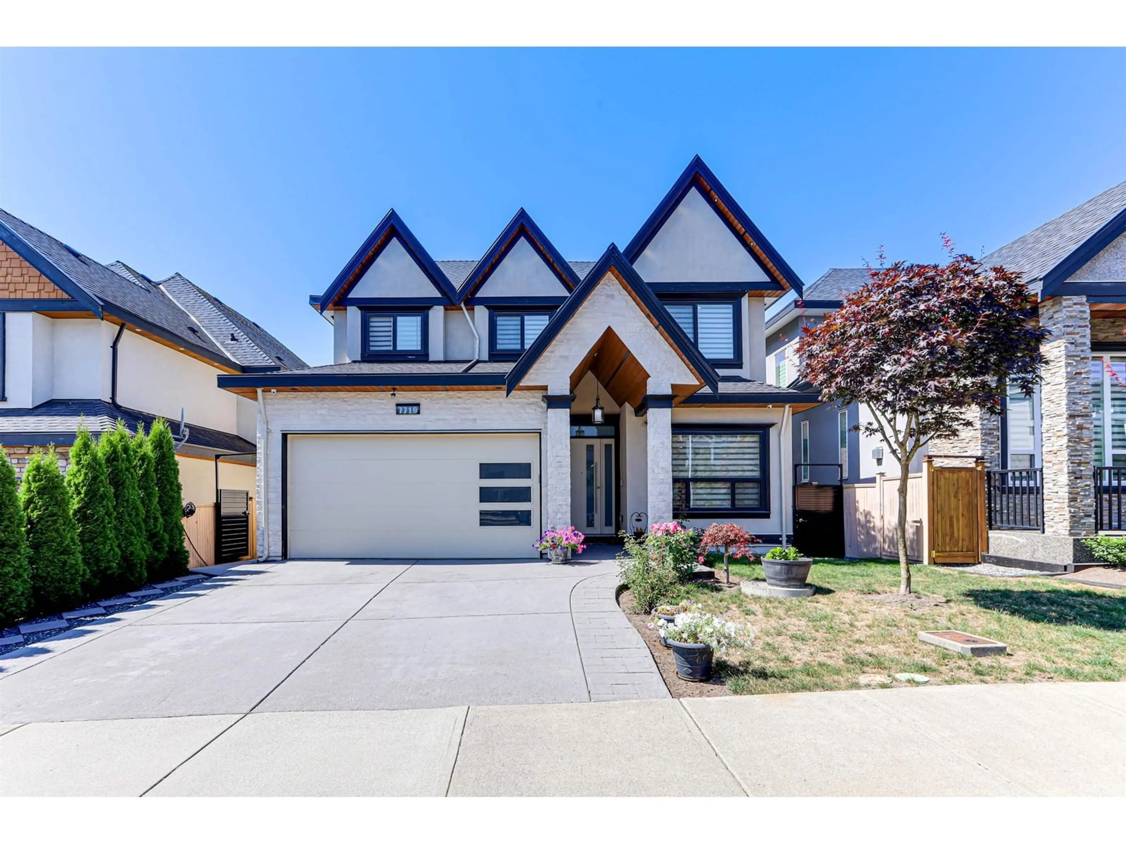 Home with brick exterior material, street for 7719 155 STREET, Surrey British Columbia V3S1C2